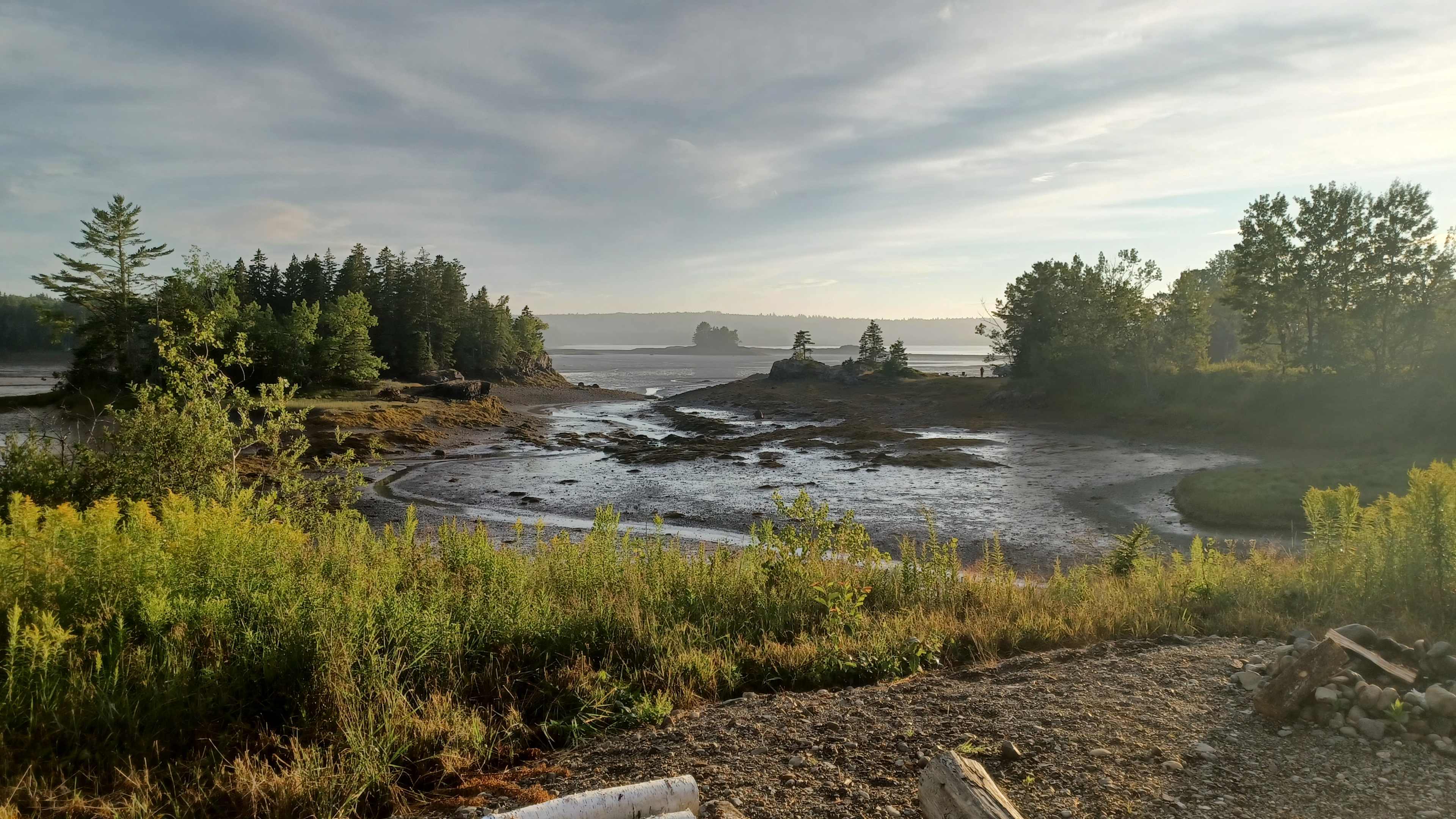 Just as pretty at low tide