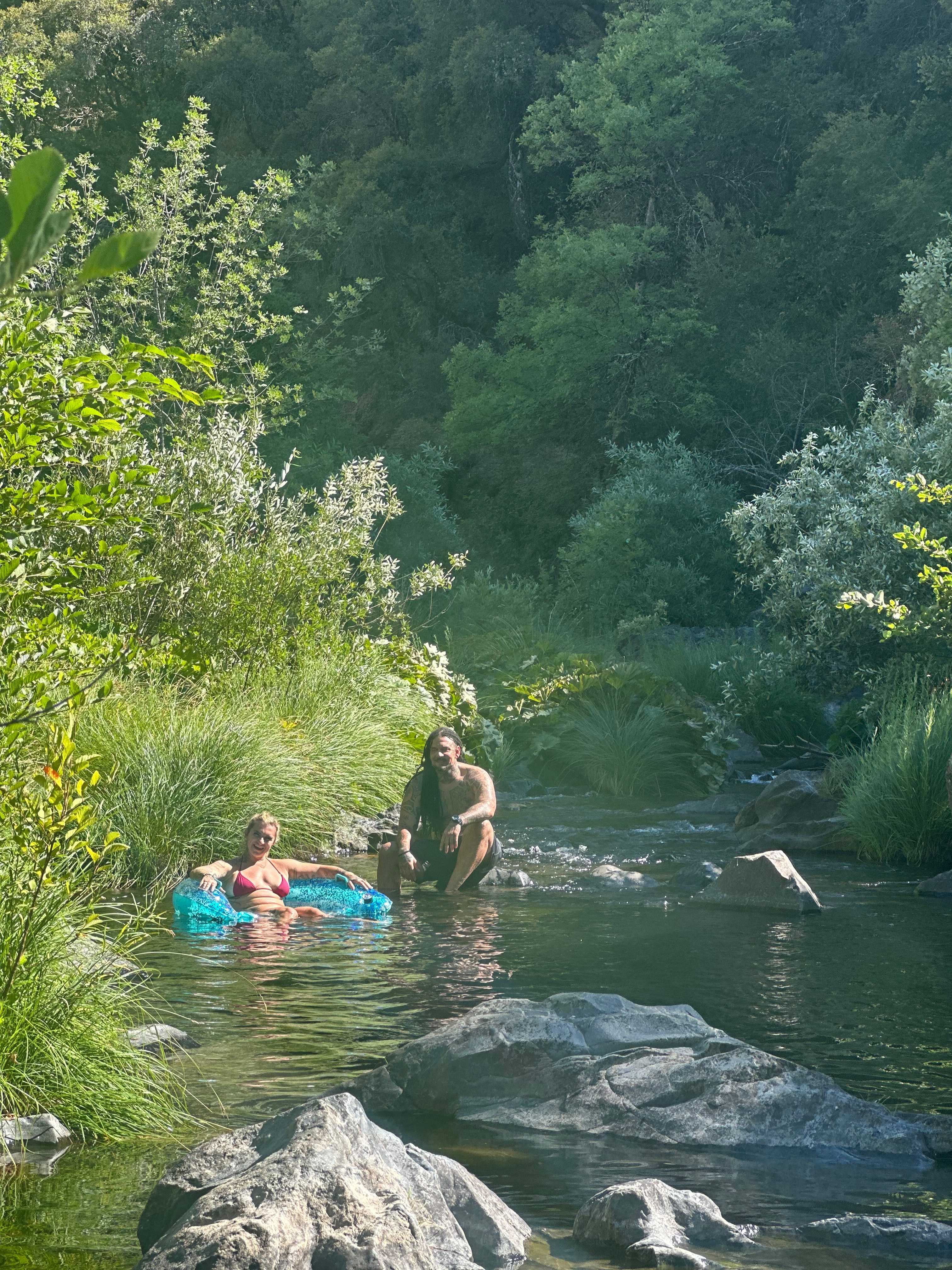 Damn makes the river perfect for floating 