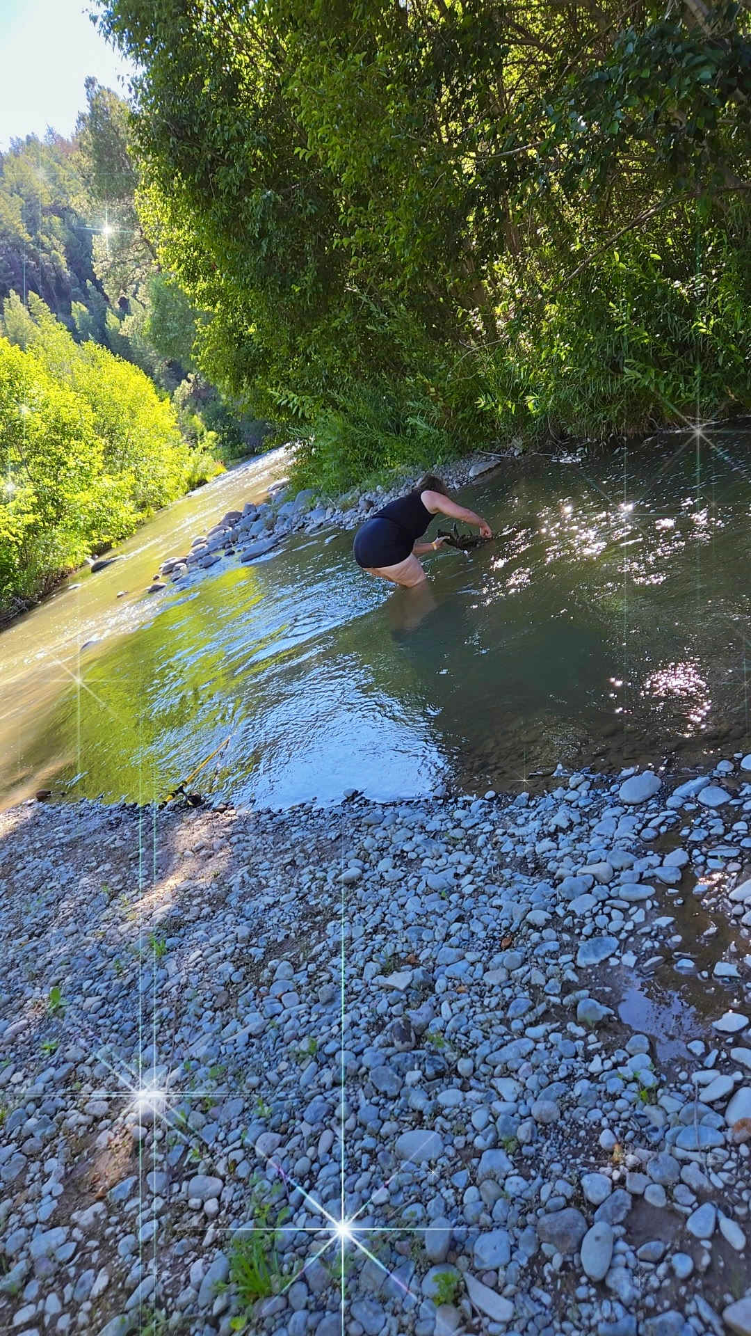 Camp site on the Rio Blanco river 