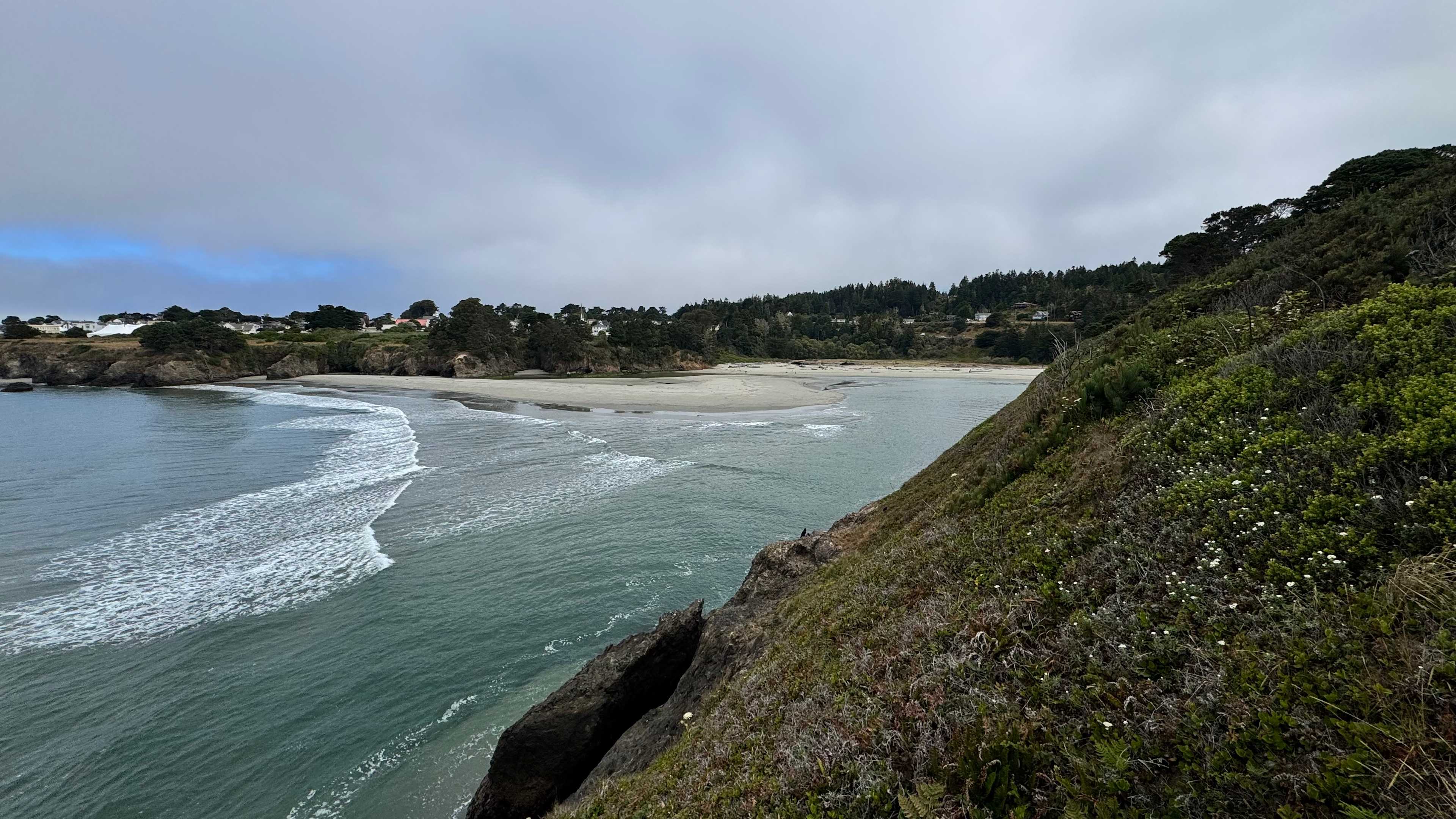 Vista of Mendocino and Big River 