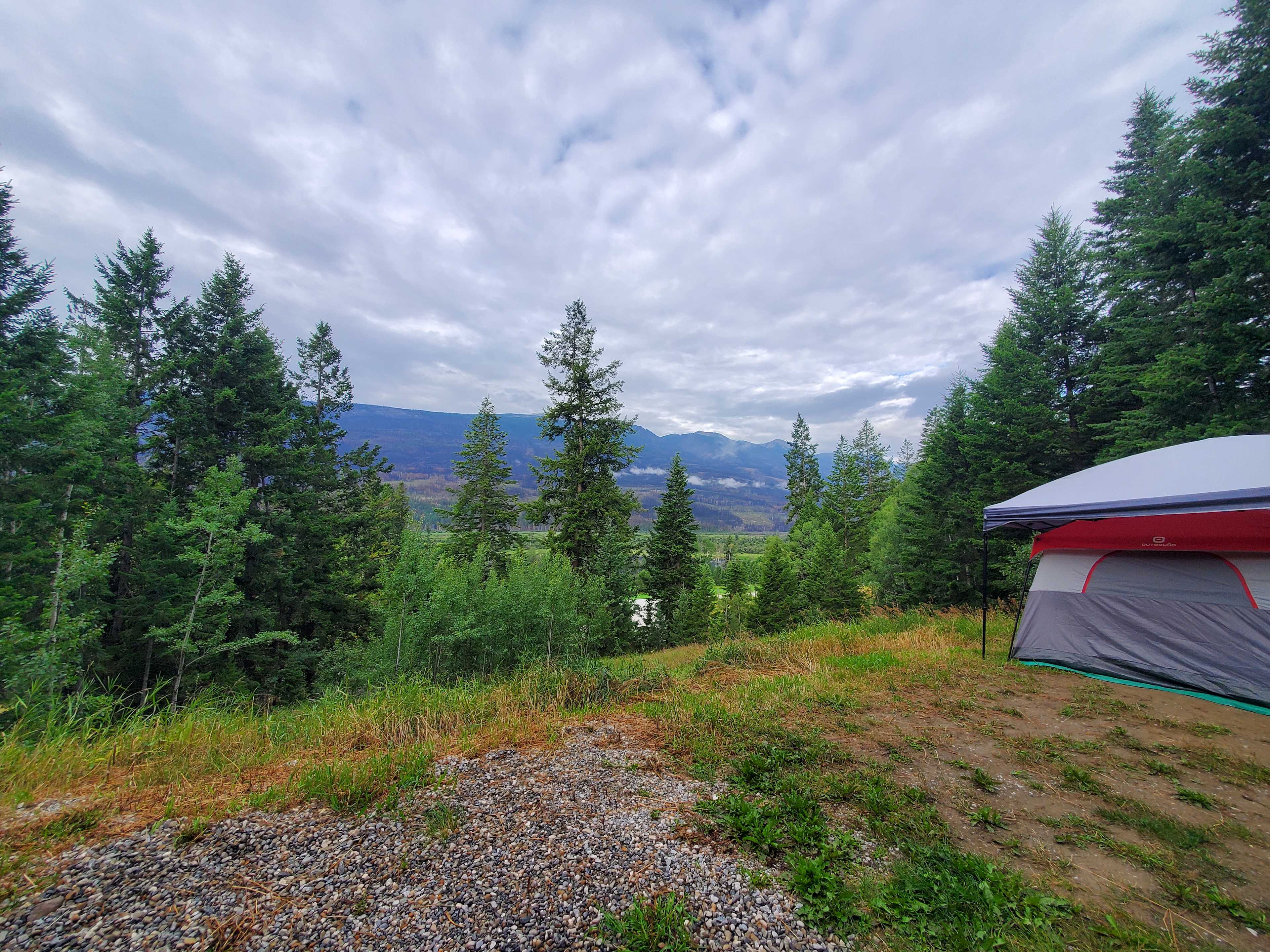 View from camp site #1