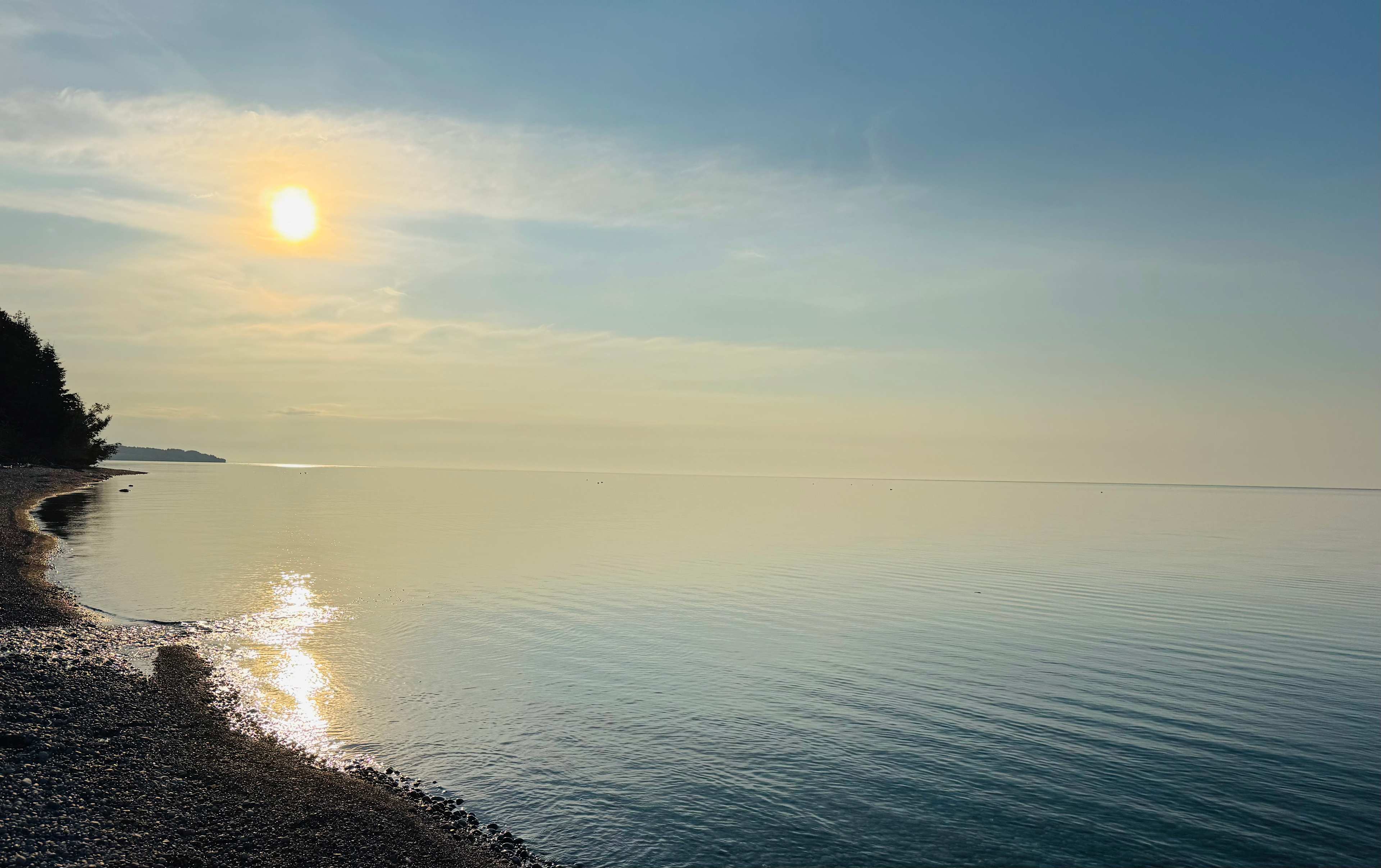 Sunrise on the lake