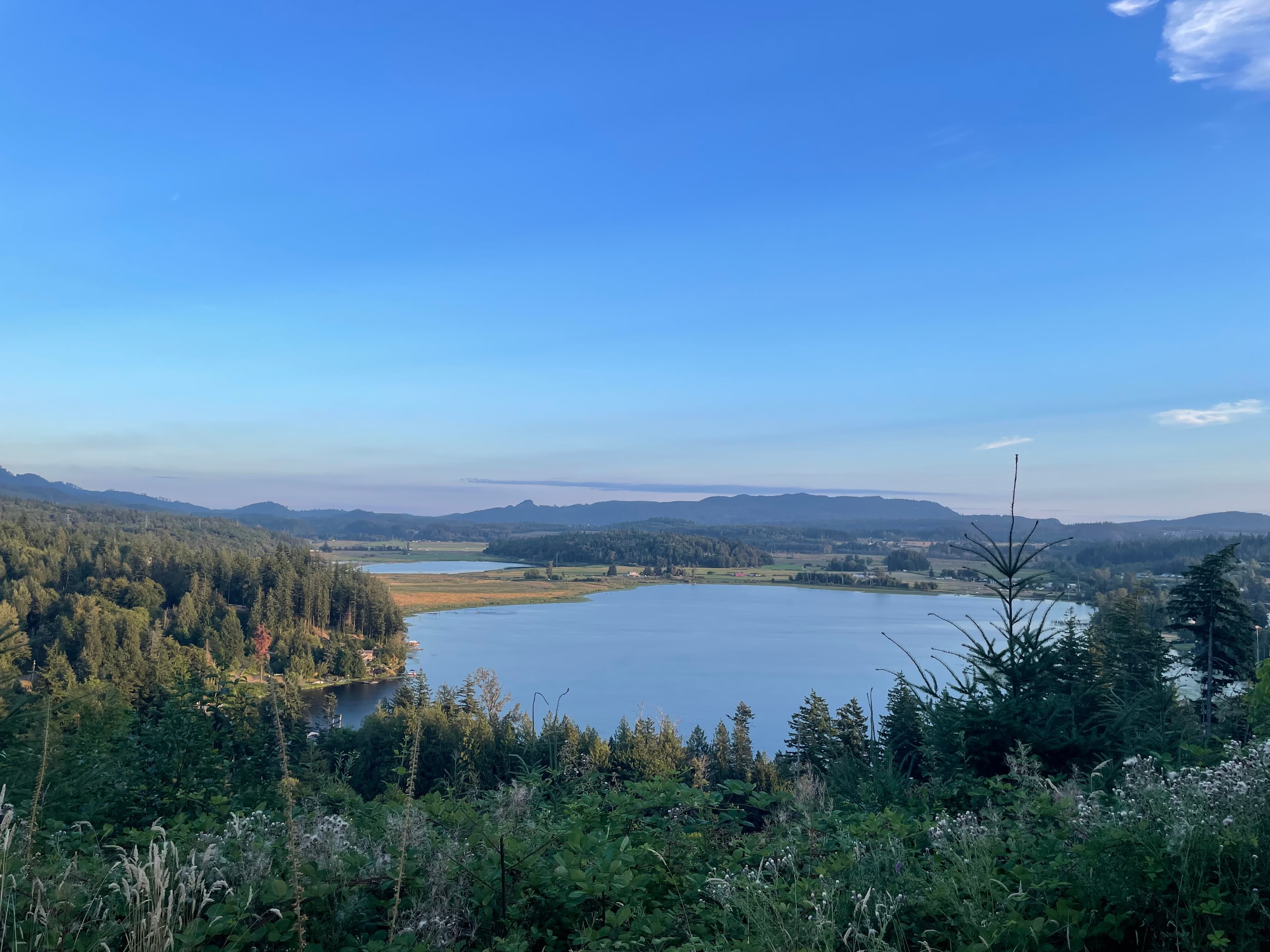 View from the Bob ross campsite