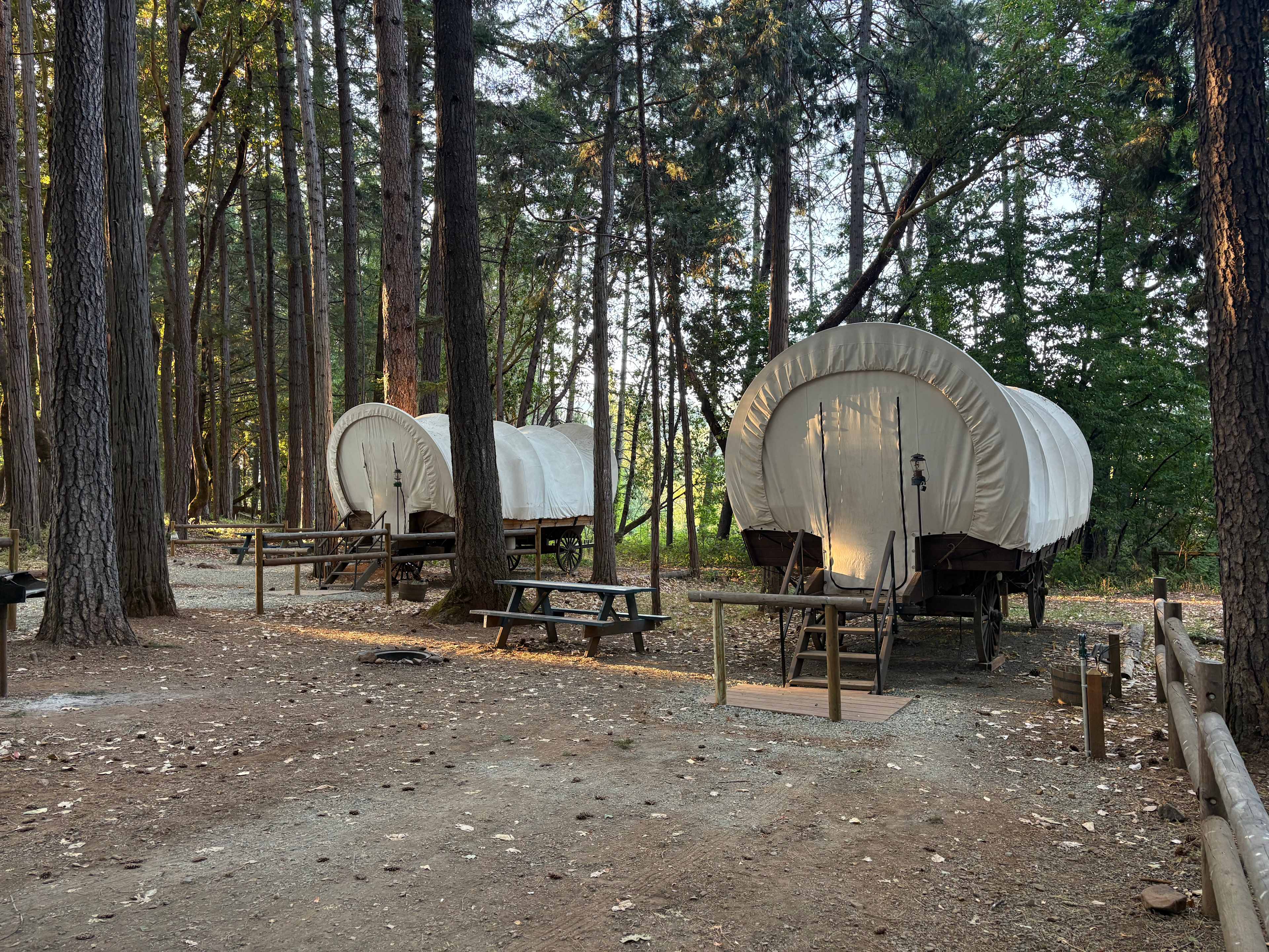 Didn’t get a peek inside these but they appear clean and maintained from the outside