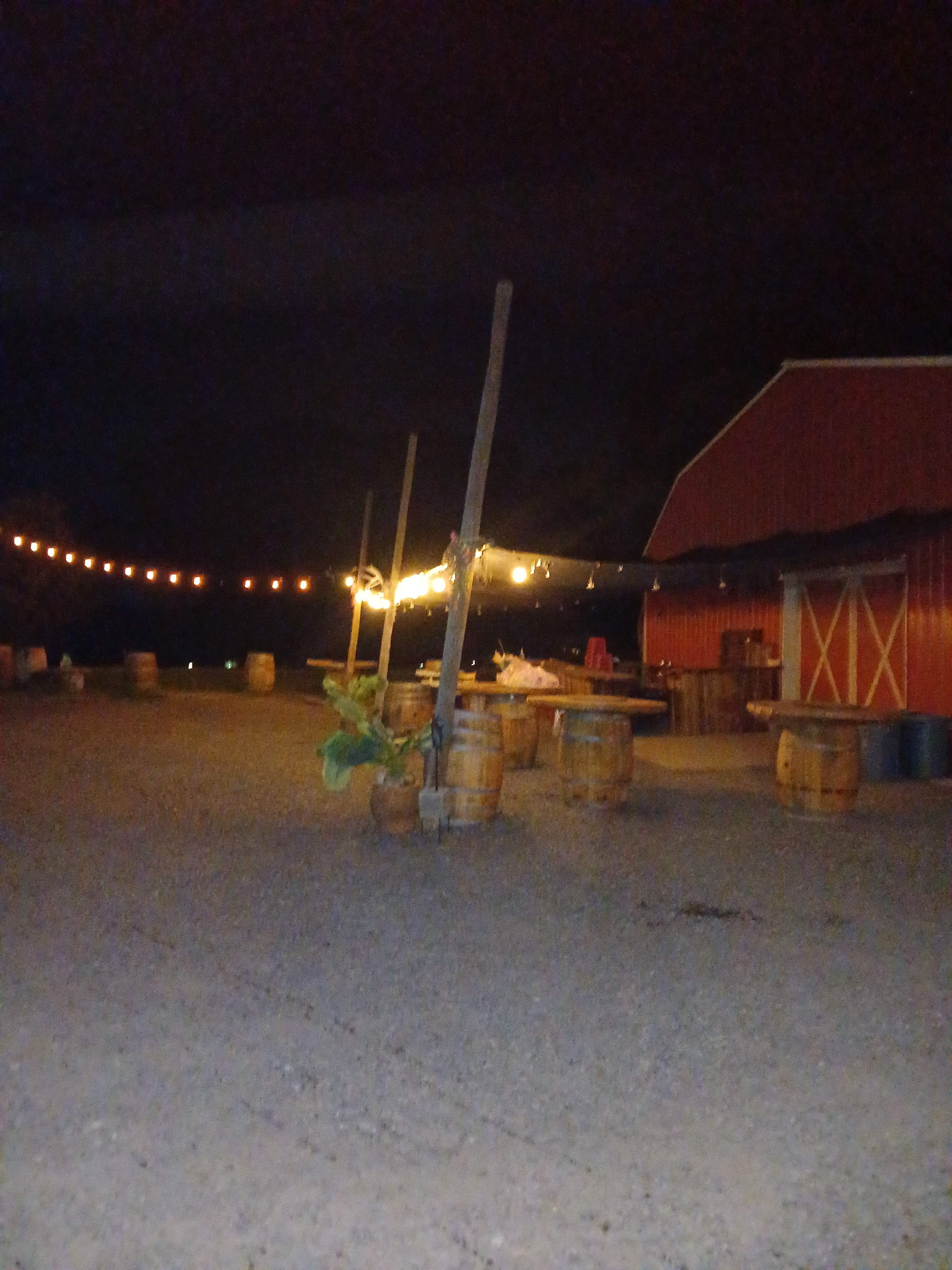 Facing the barn/entertaining area?