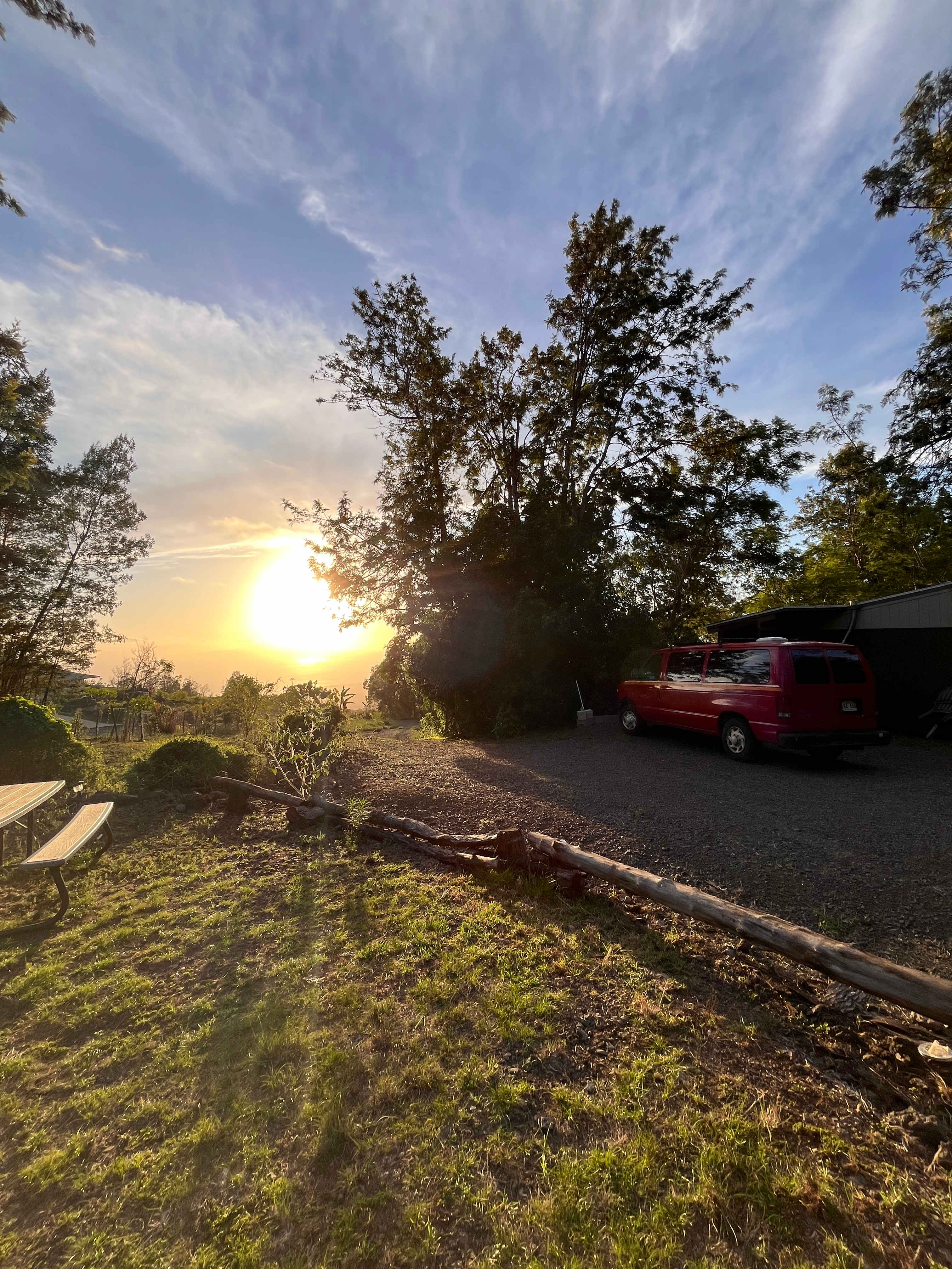 Excellent sunset view