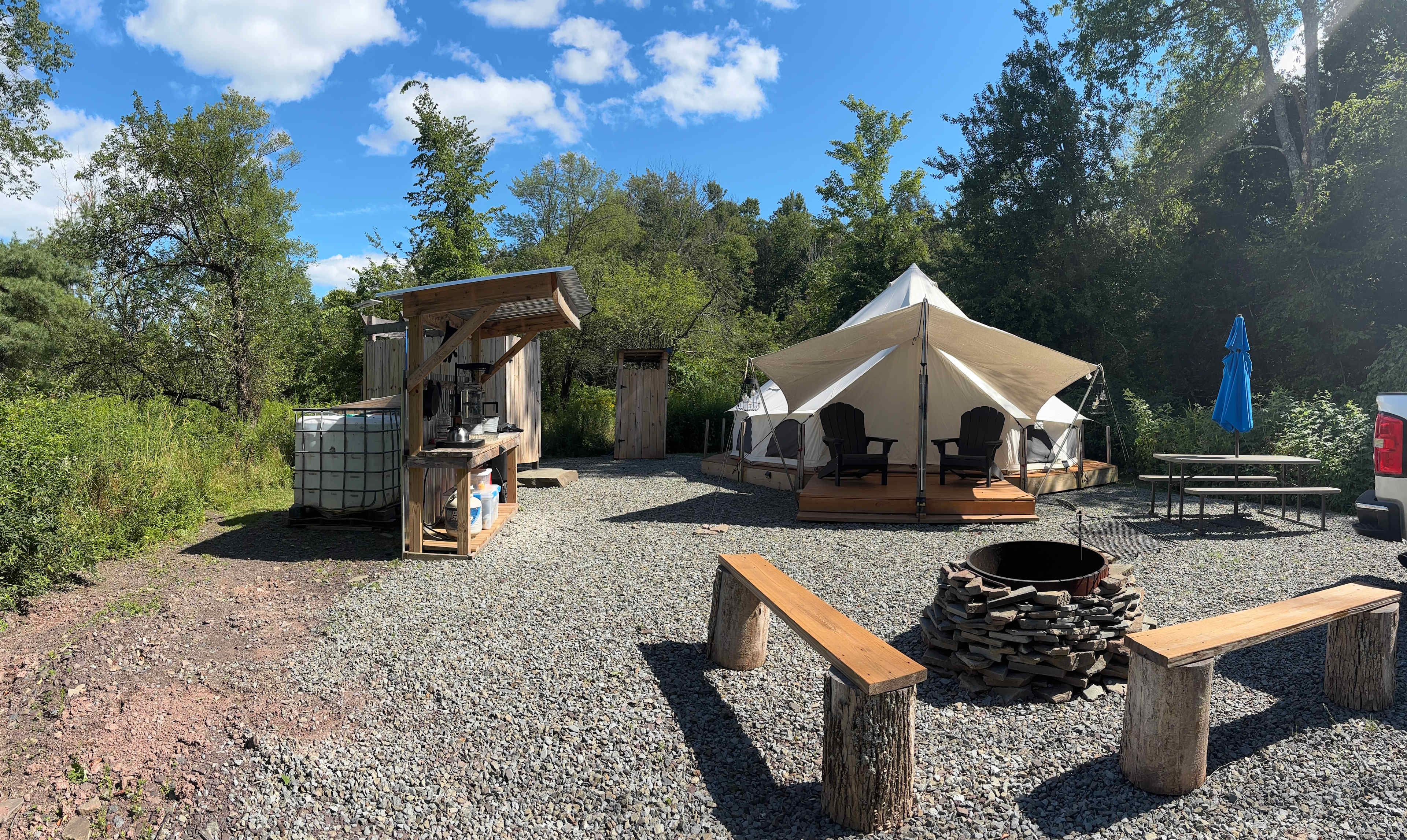 Canvas Private Glamping Yurt