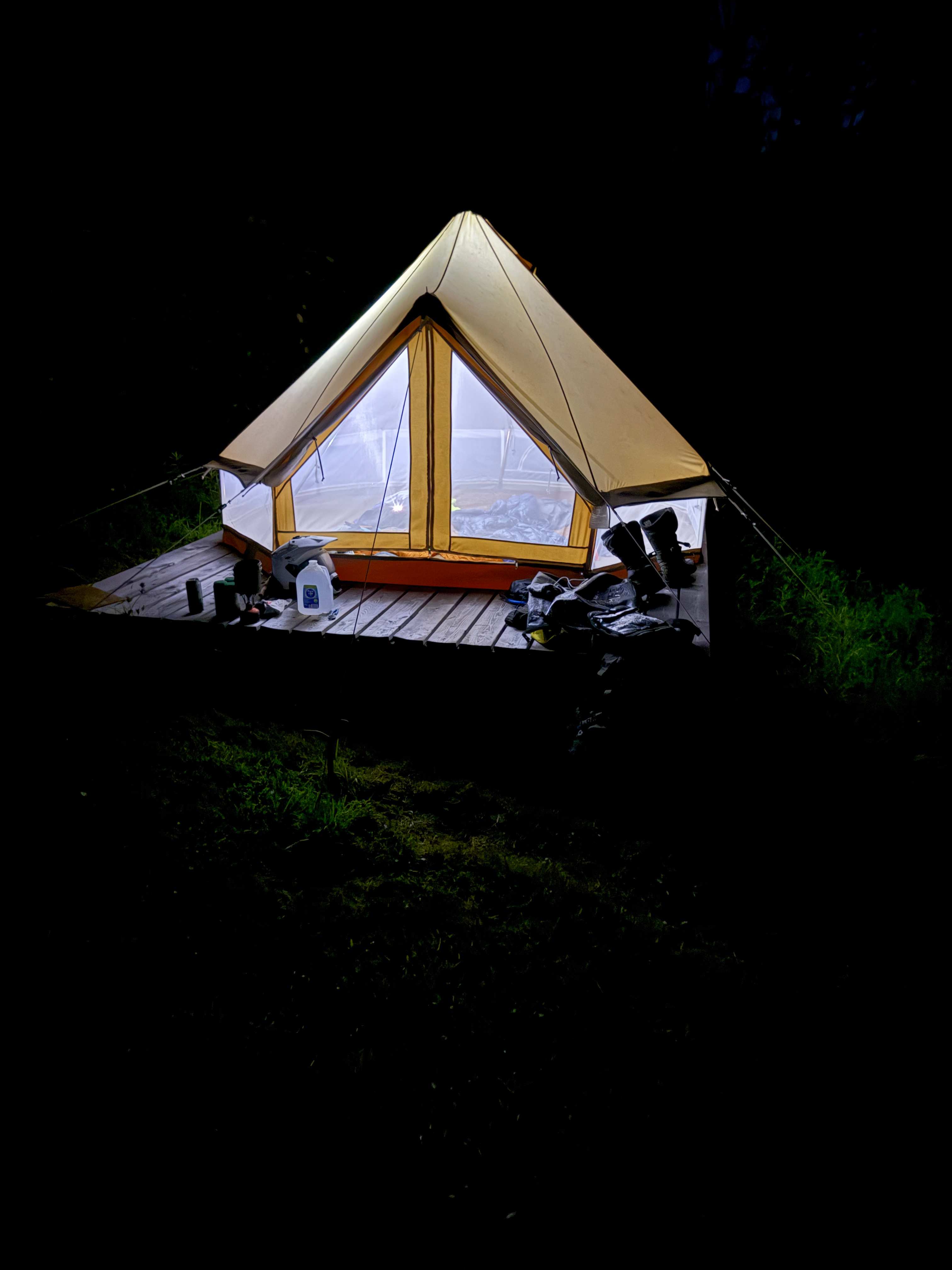 Glamping on an Herb Farm