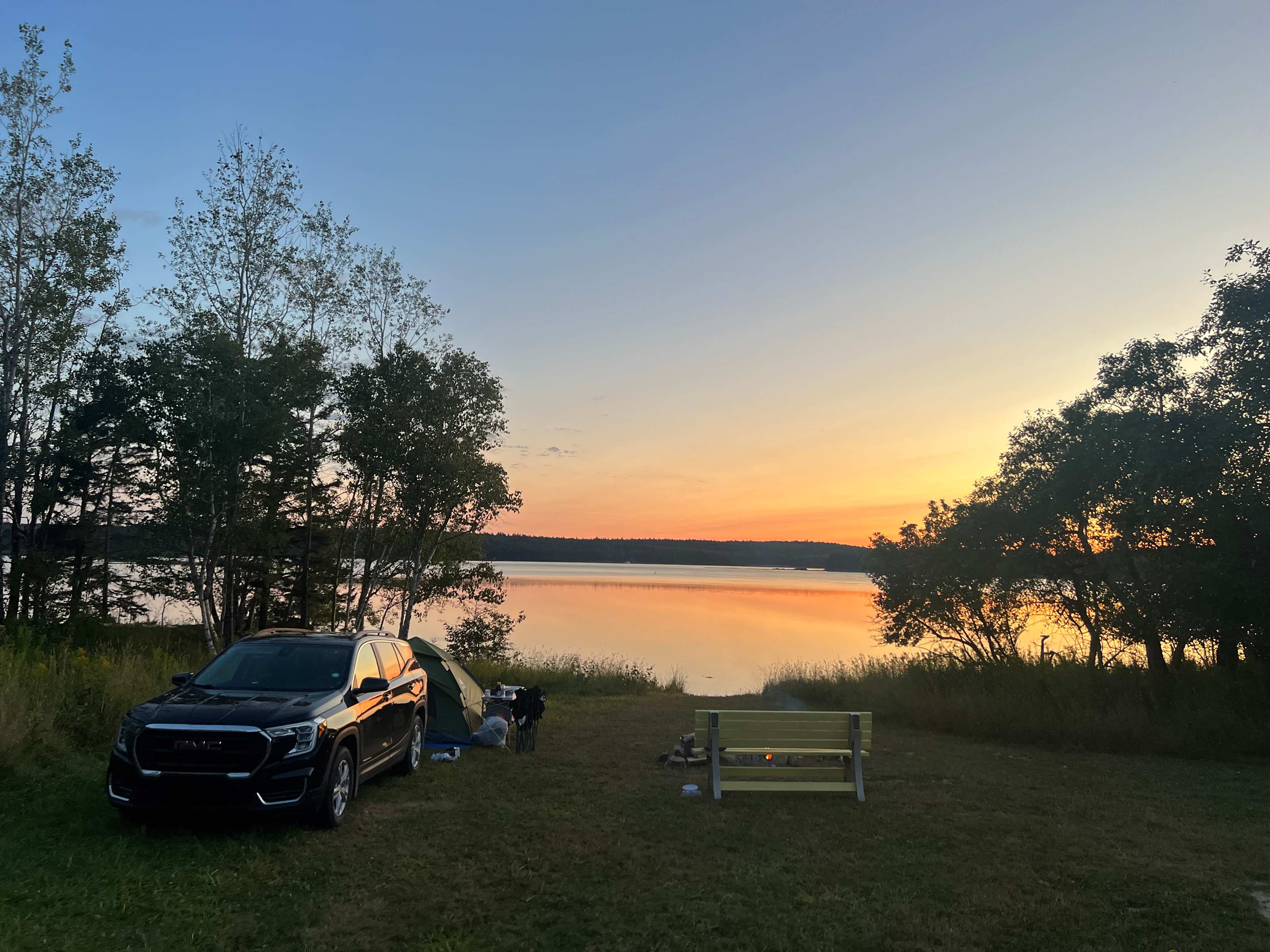 Mouth of the Magaguadavic Camping
