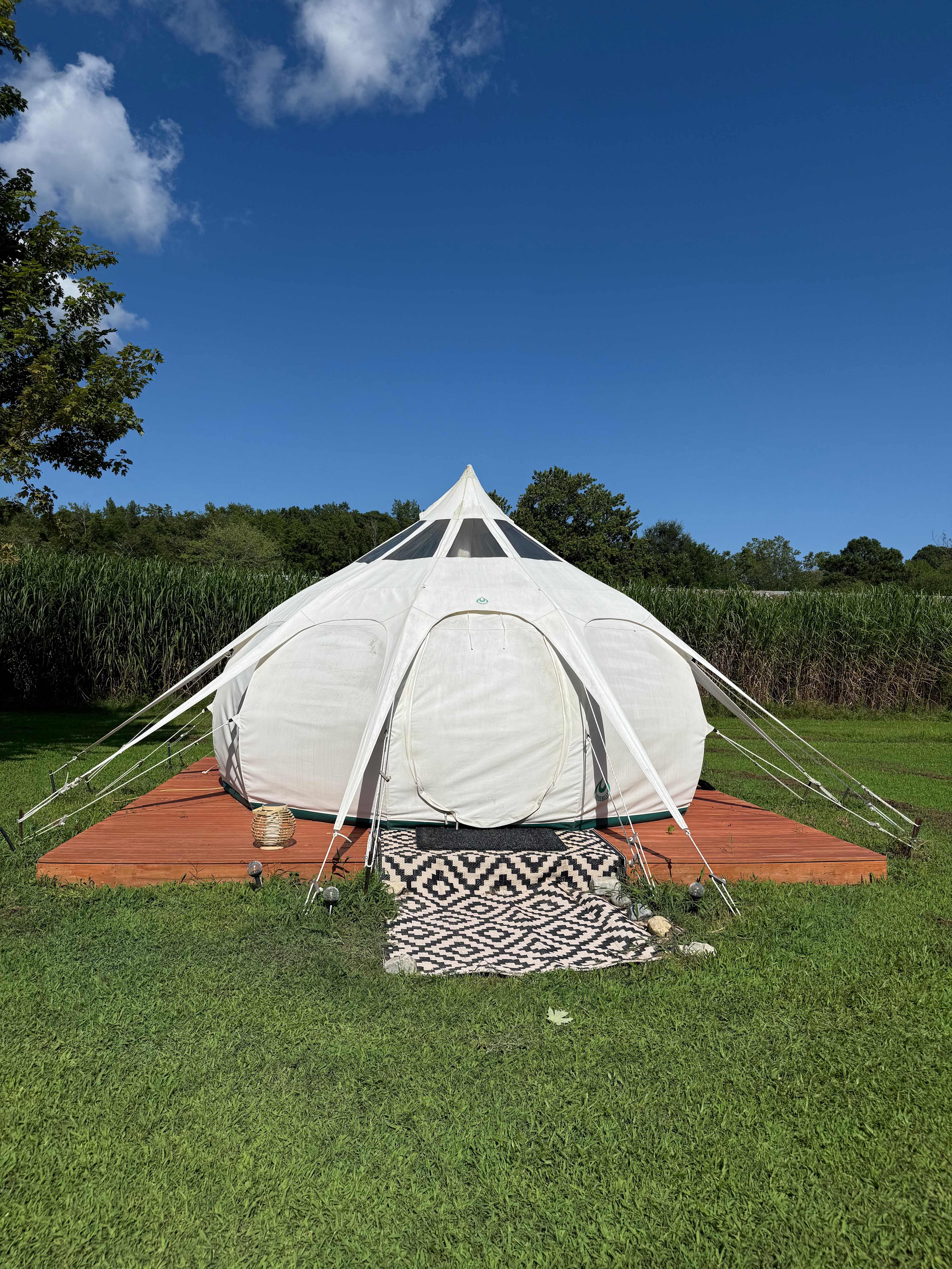 Stargazer Yurt Near Ocean City, MD