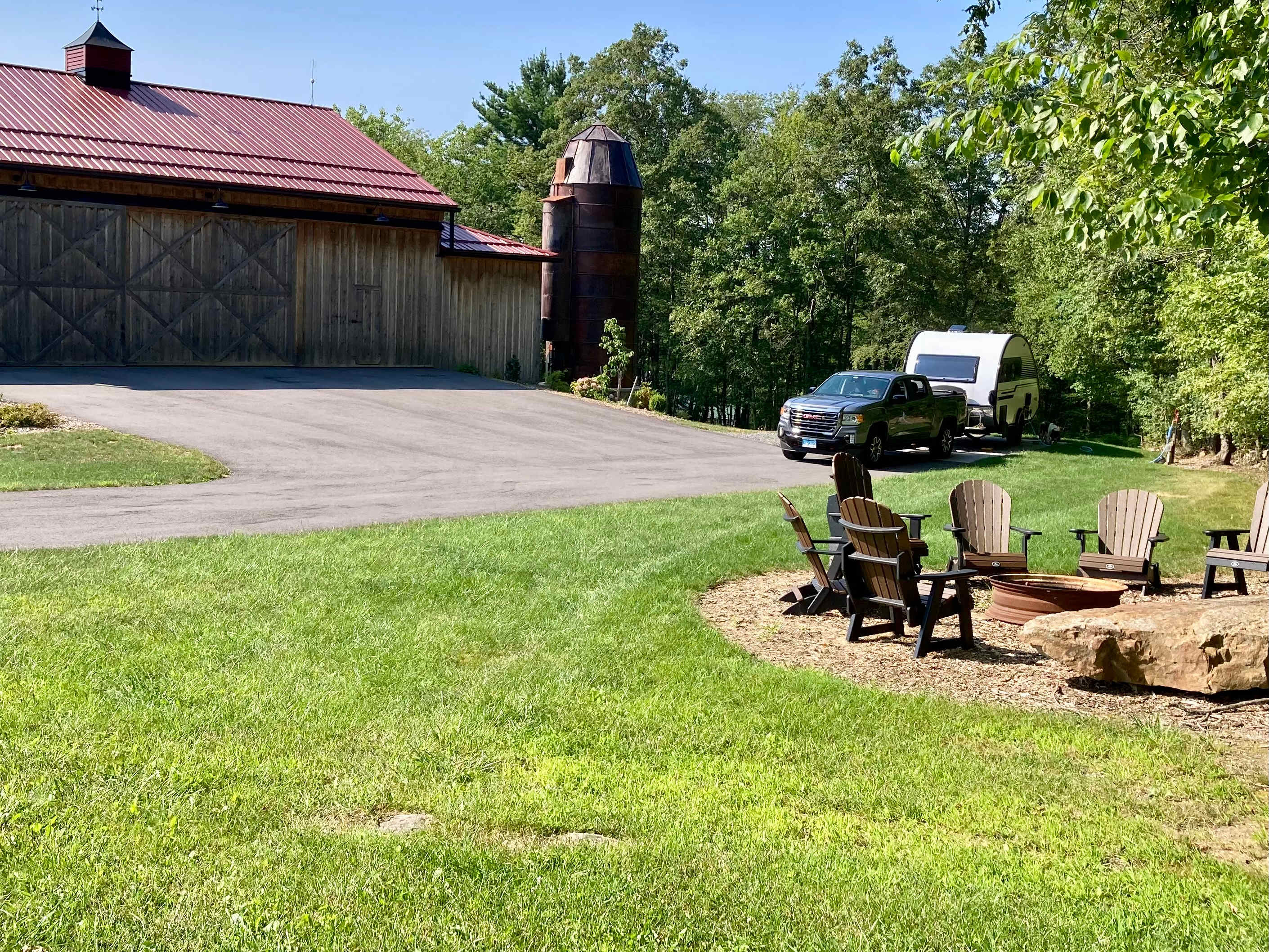 RV Hook Up at The Barn