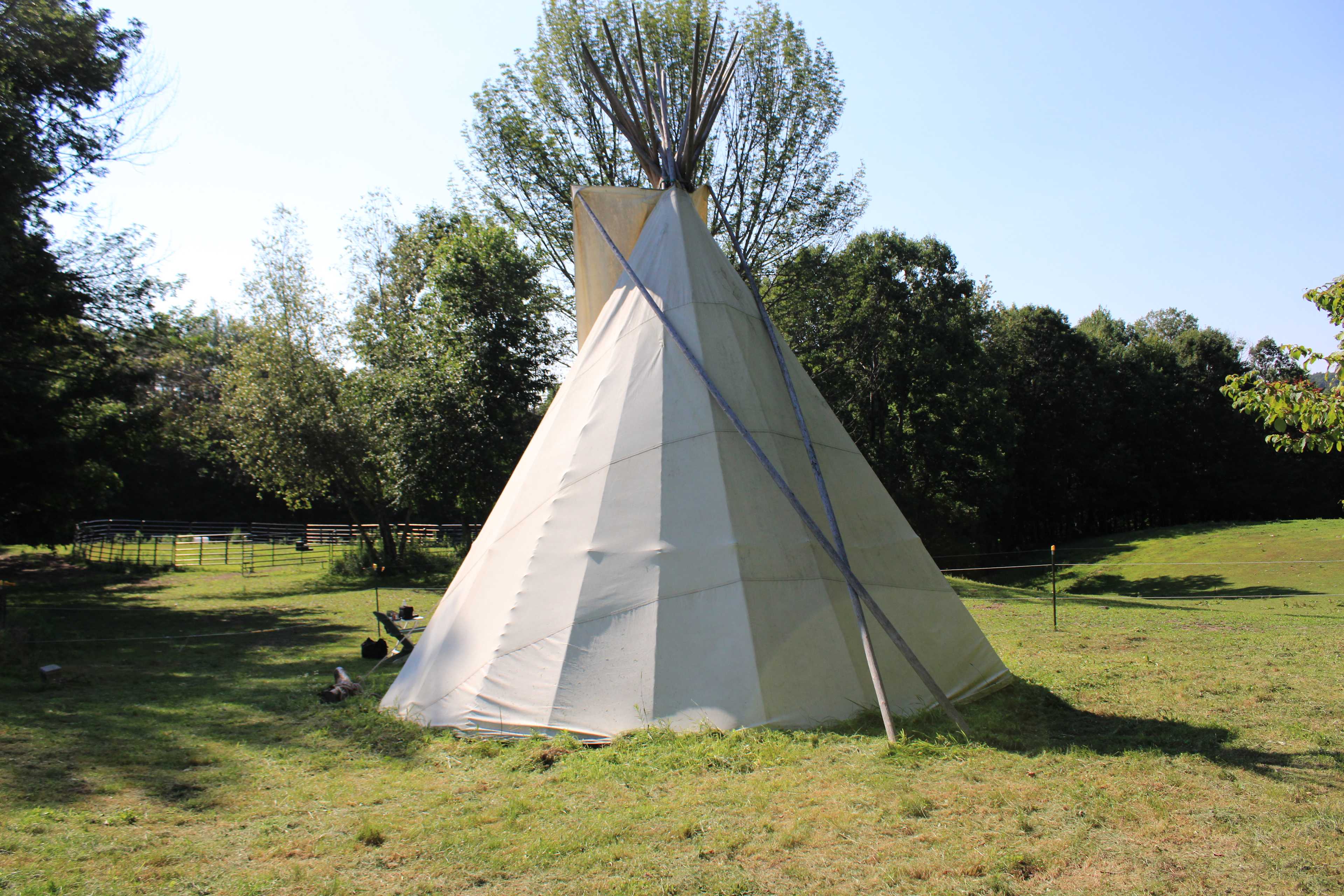 back of Tipi