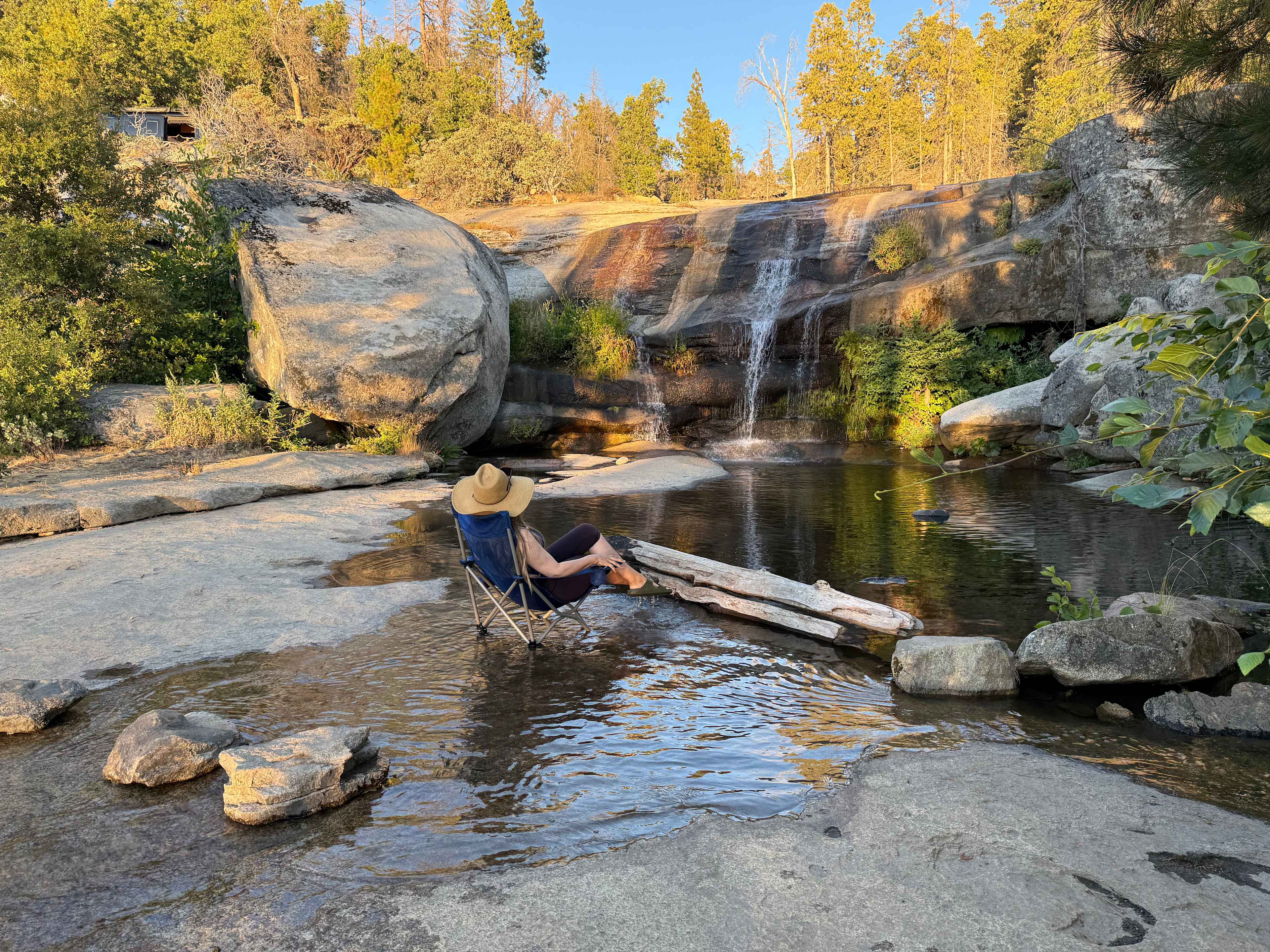 Musick Creek Falls  by Shaver Lake