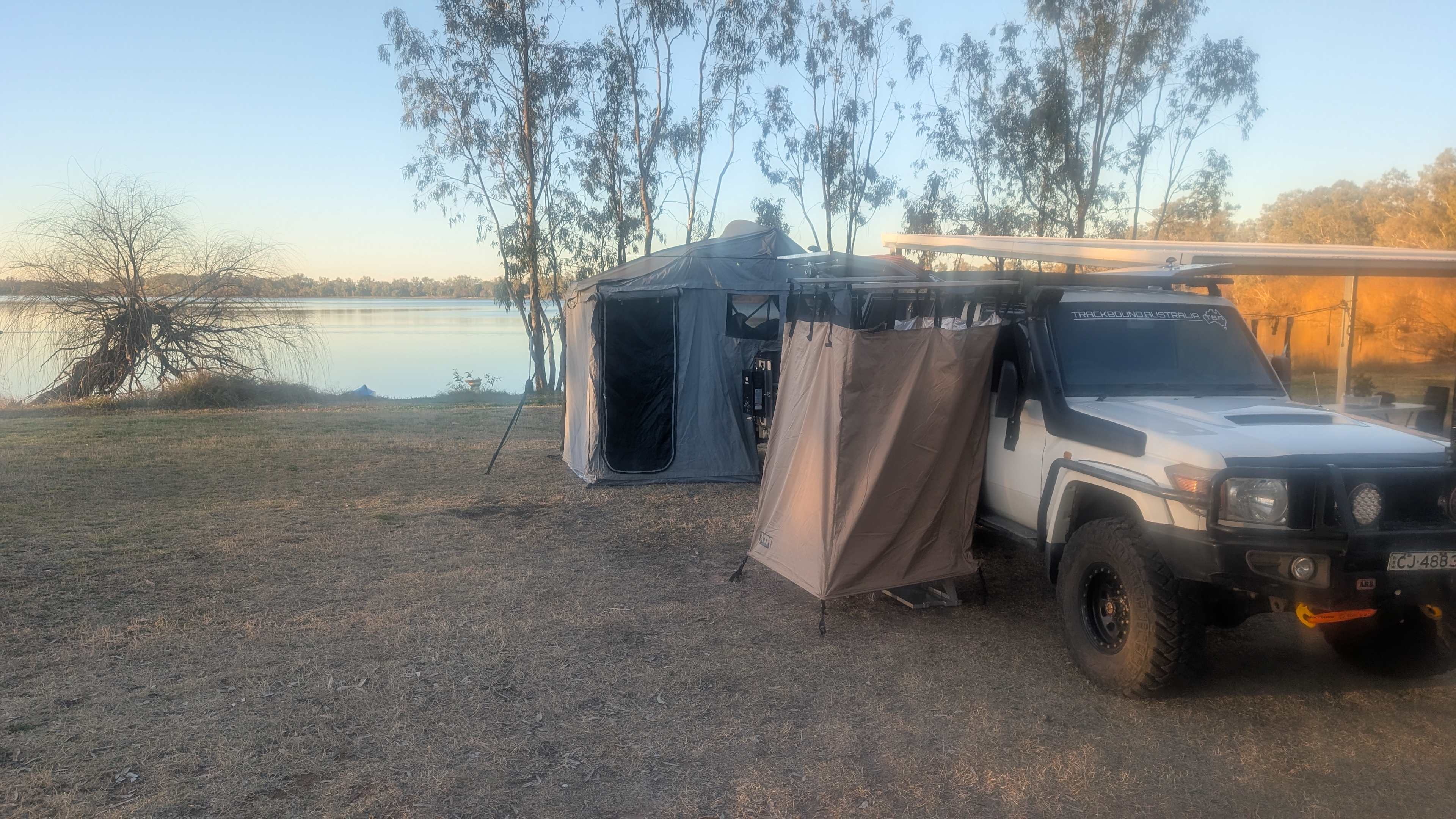 Permanent onsite shelter made setup and backup easy