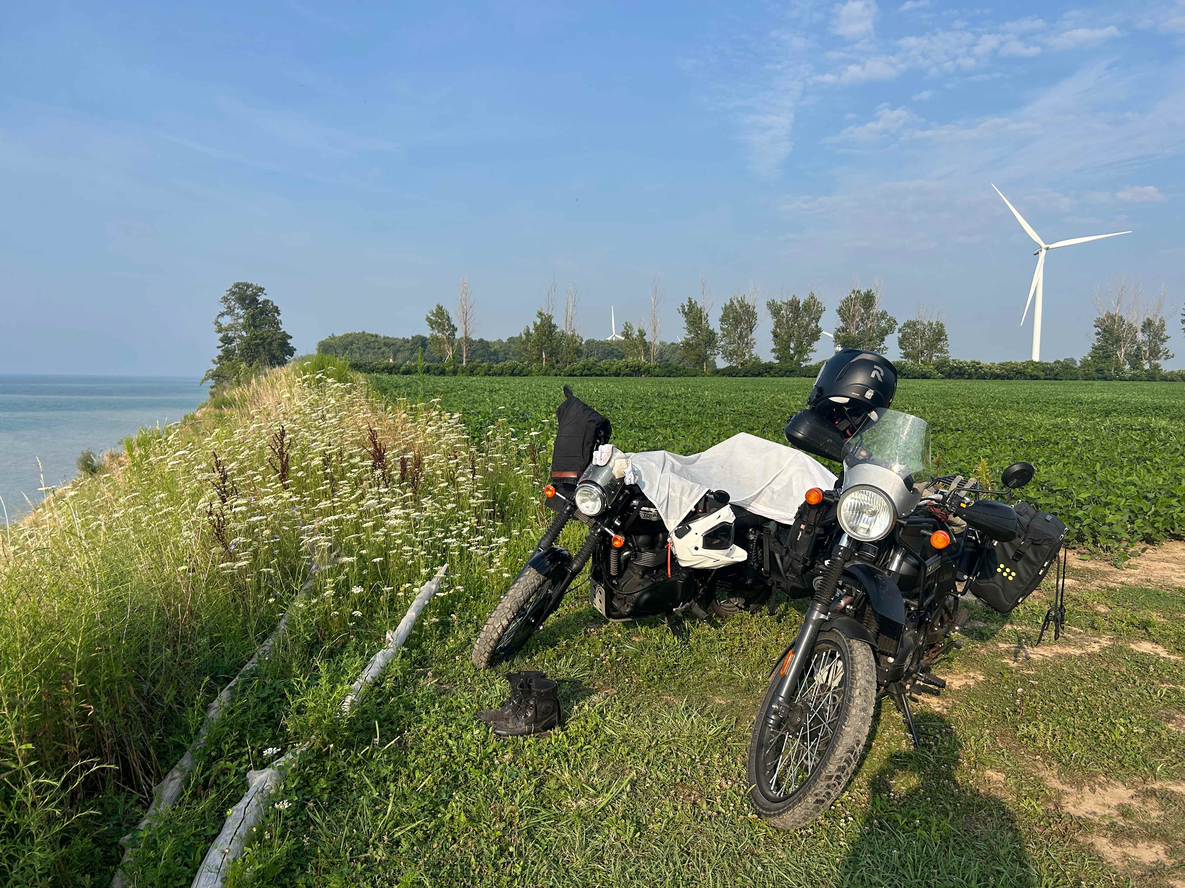Lake Erie Private Beach Camping