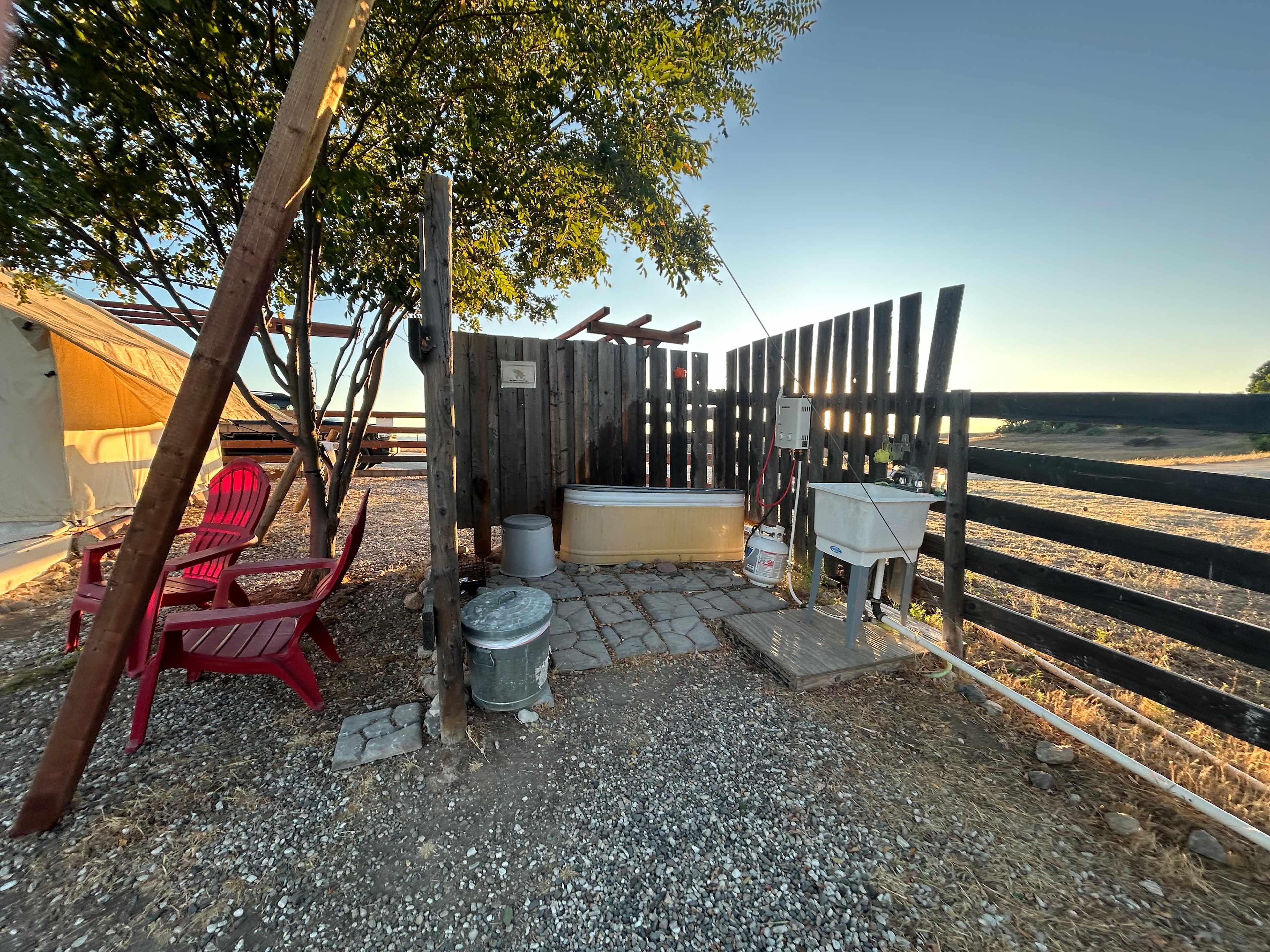 Shower/Restroom area