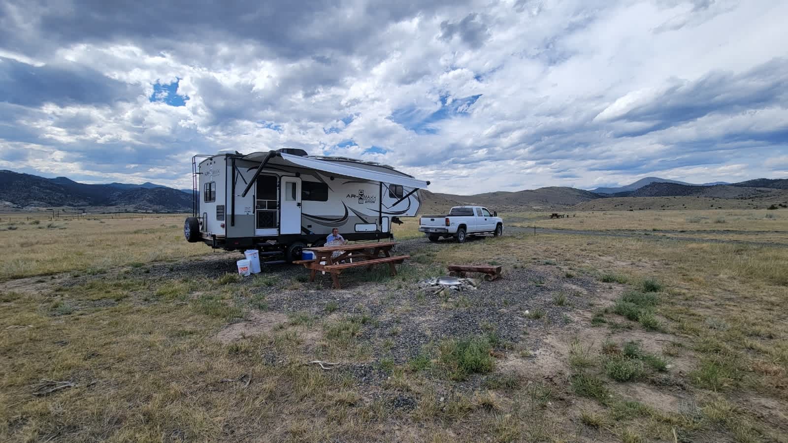 Camp site near Ringing Rocks