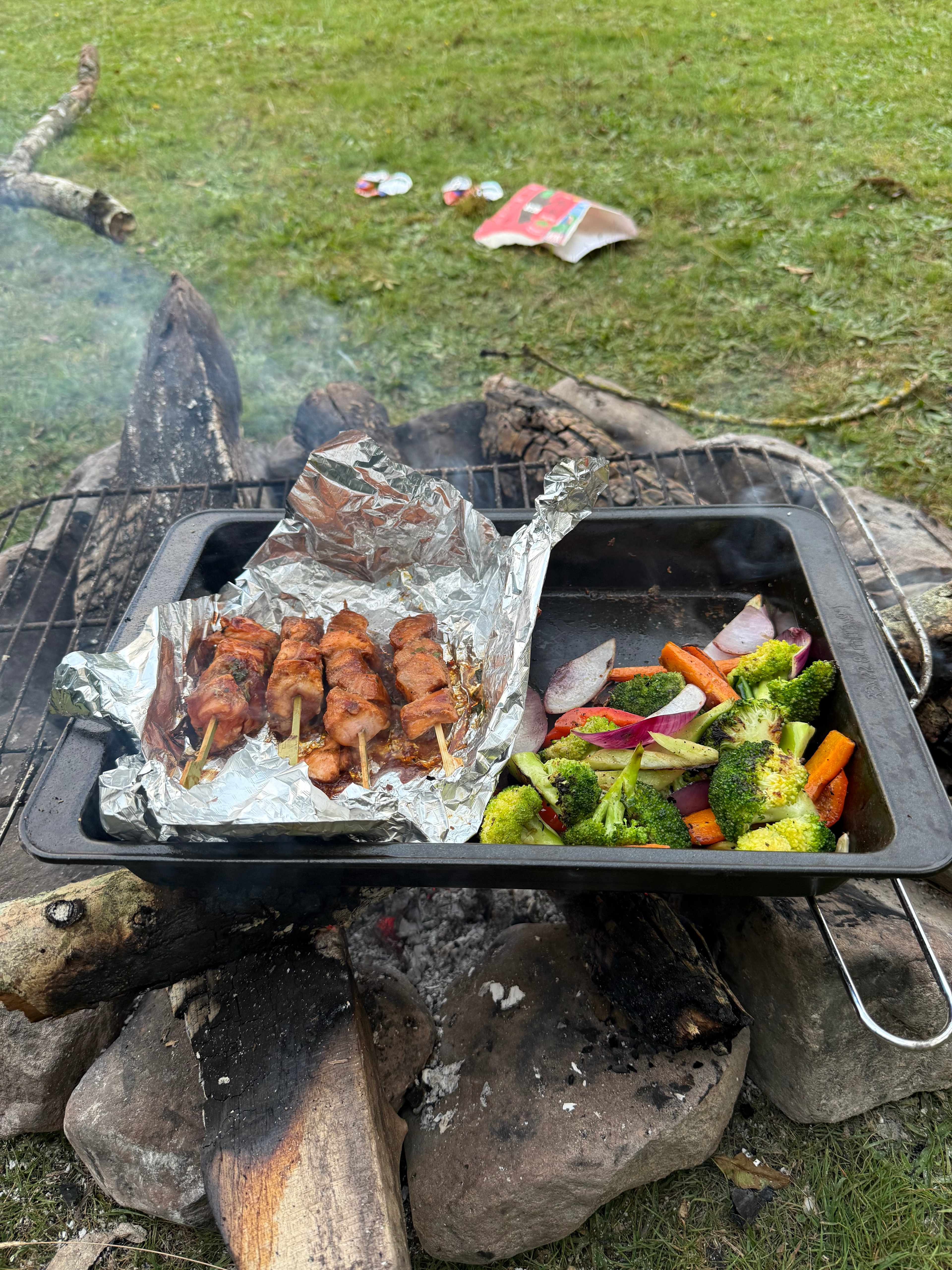 Open fire