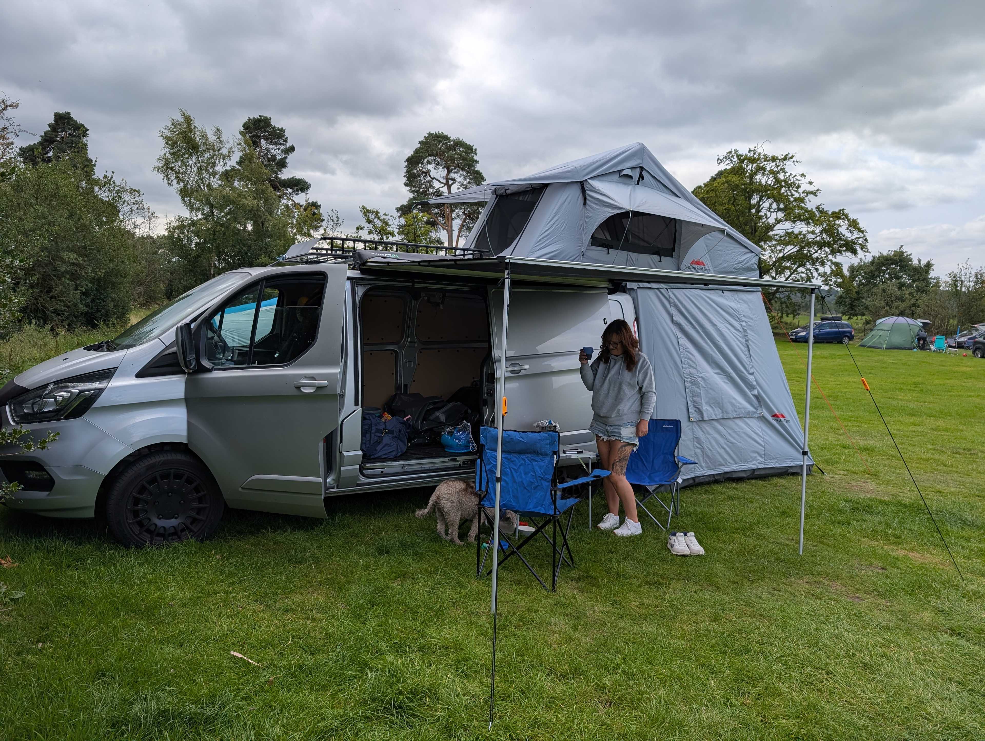 Camping at The Hollies