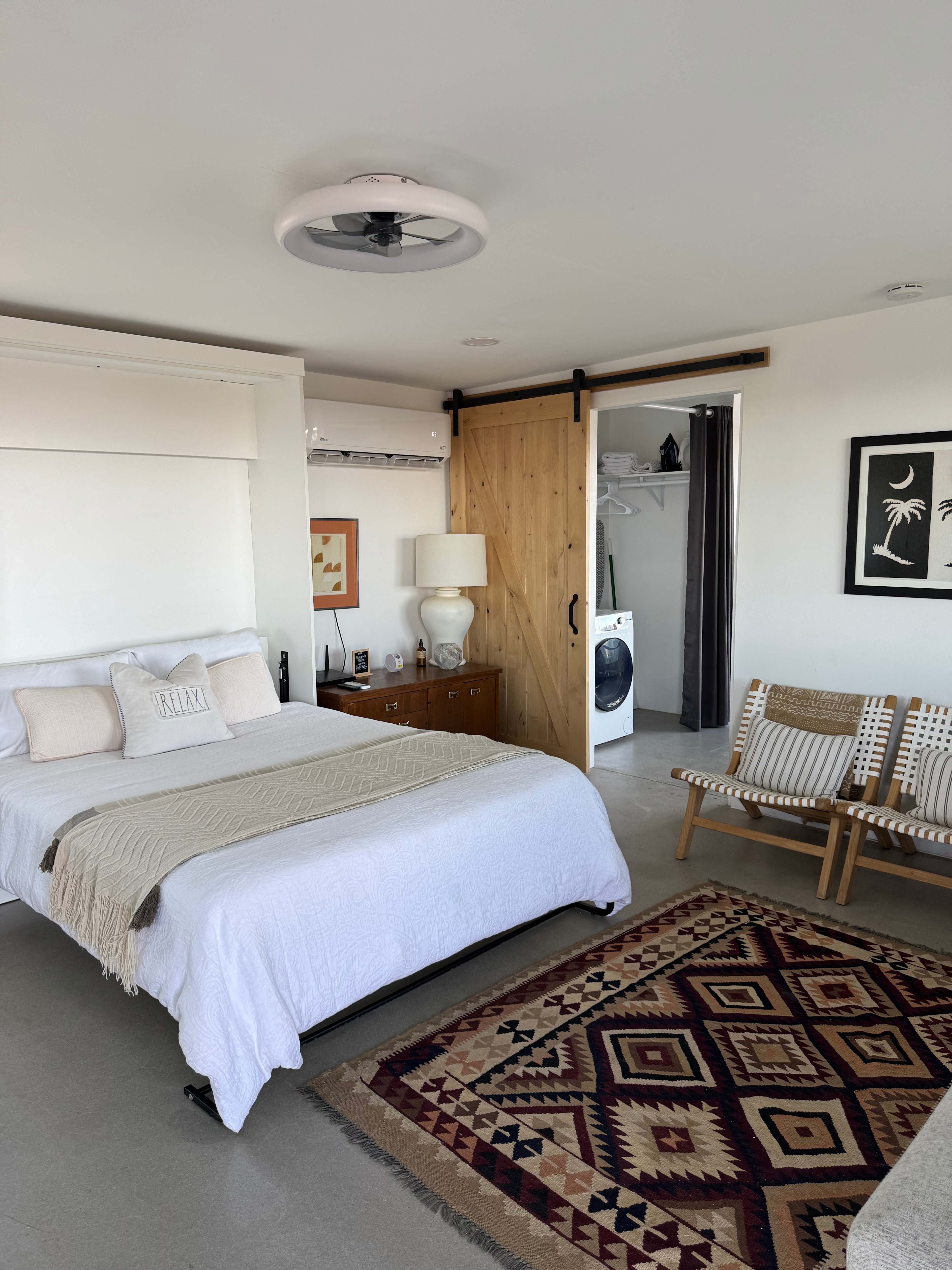 ADORABLE!! Oh, also had a combo washer dryer!