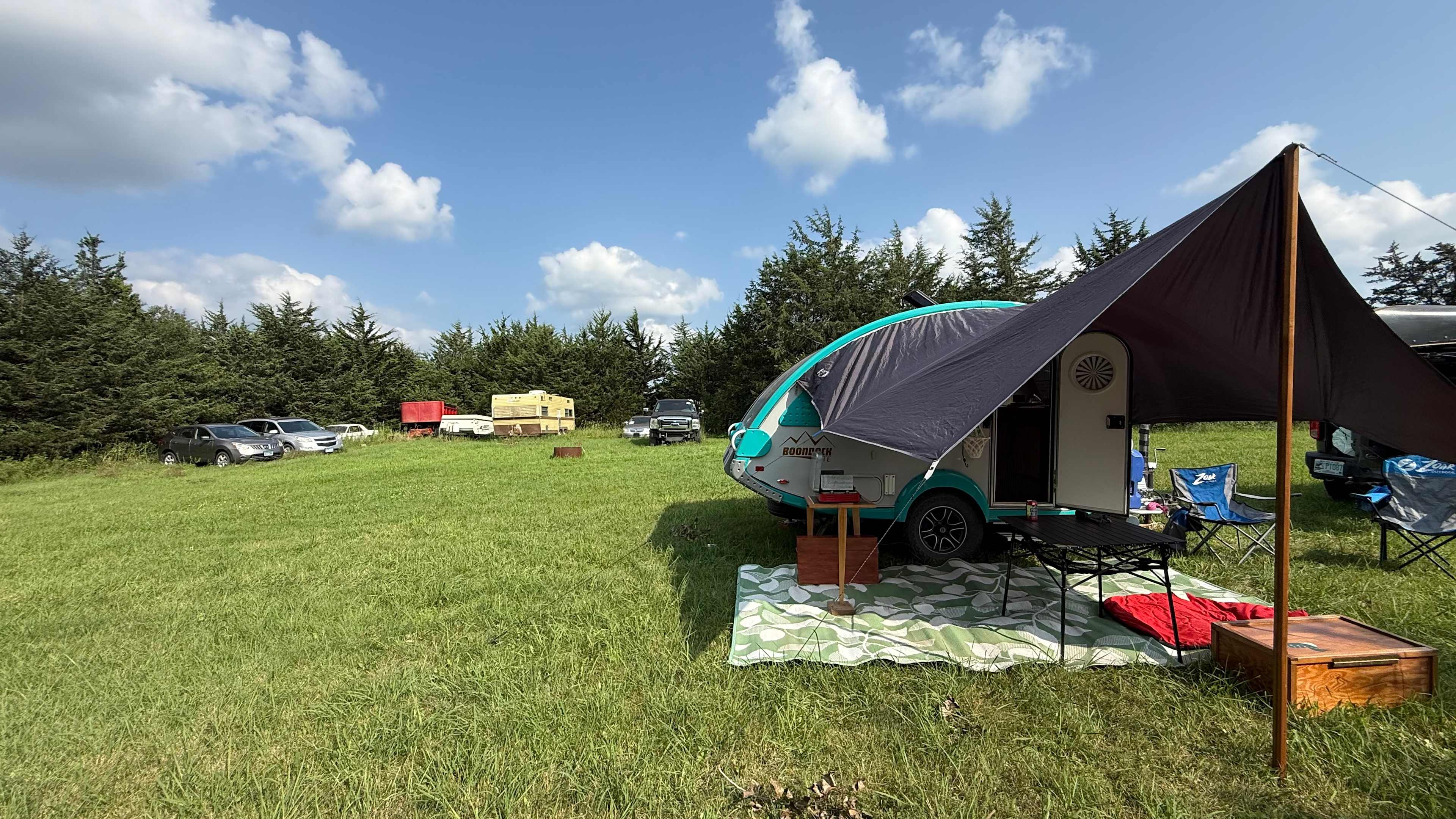 Private secluded camp