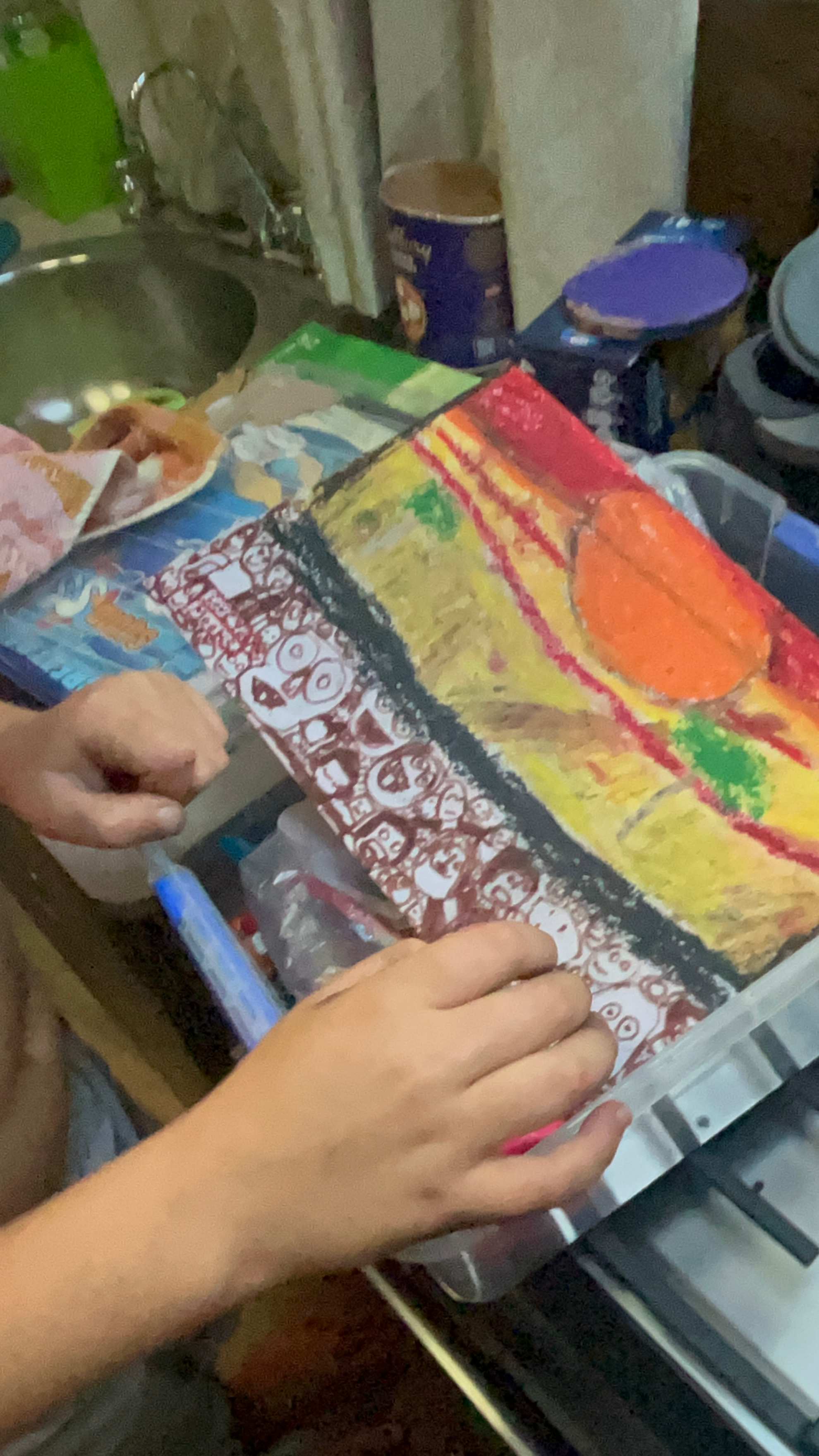 Our sons special creation for “Mooks” ❤️ the first time he drew in 6 months ❤️