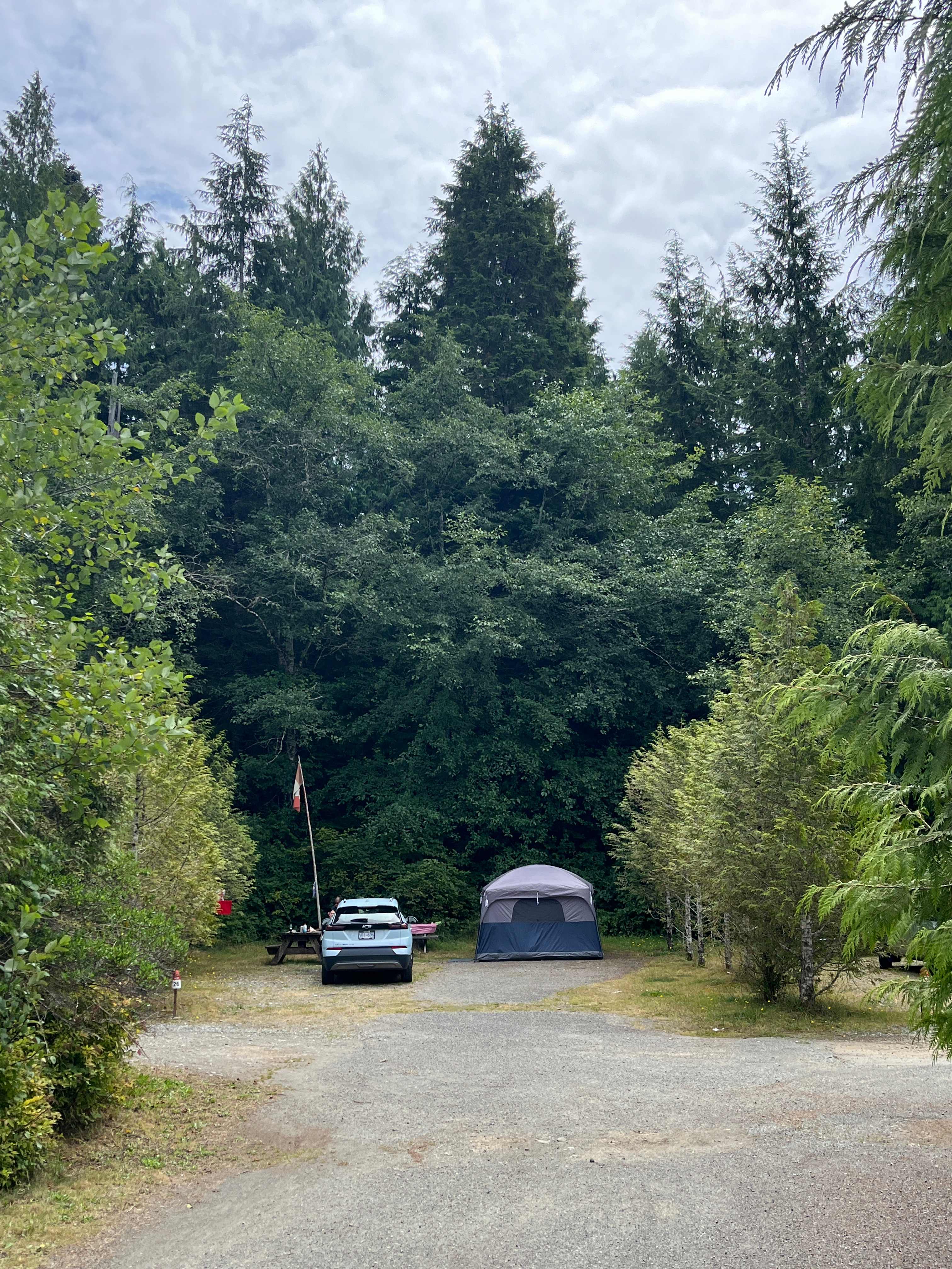 Our campsite - so pretty!