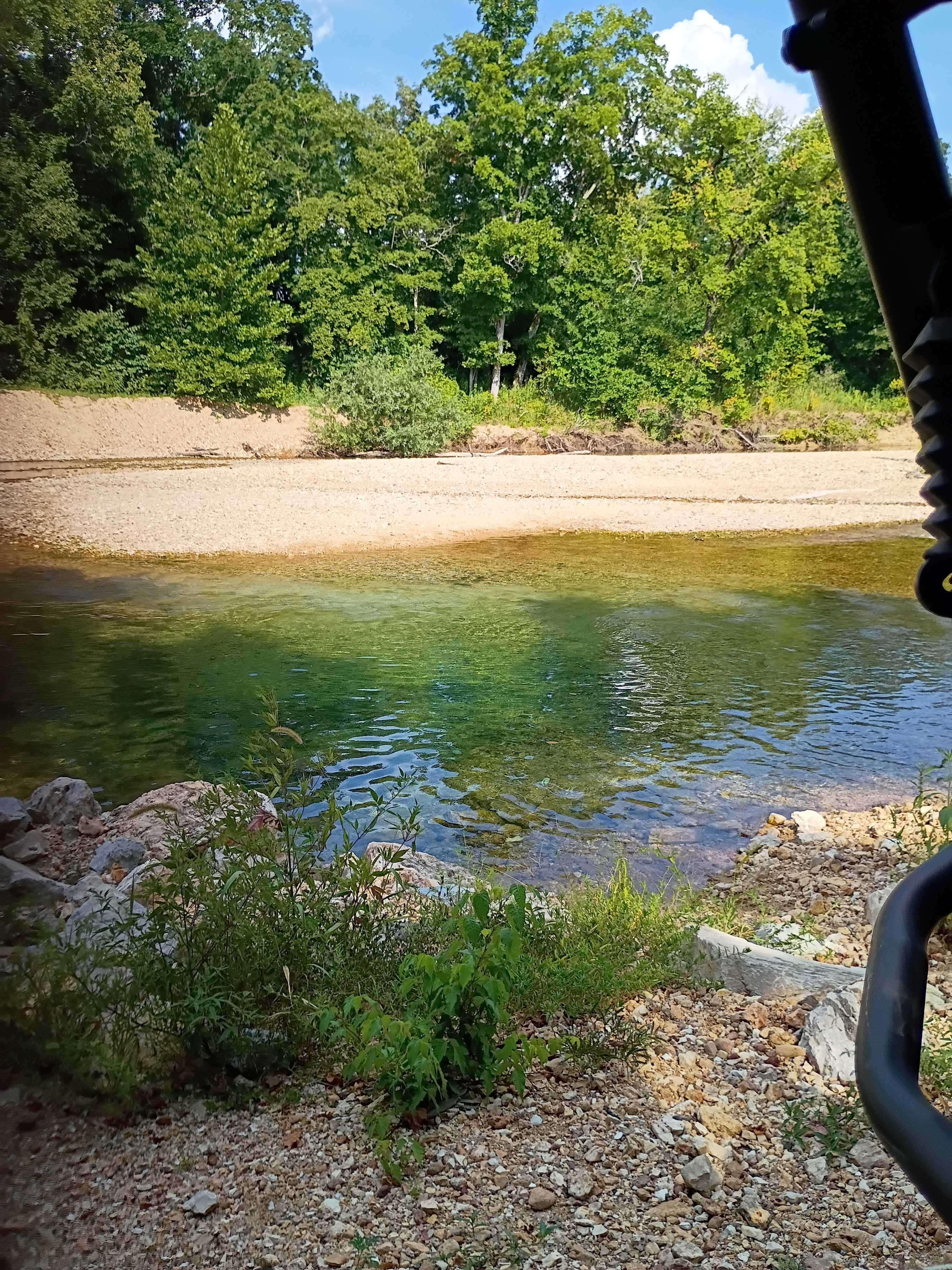 Nearby Logan Creek accessible by trails