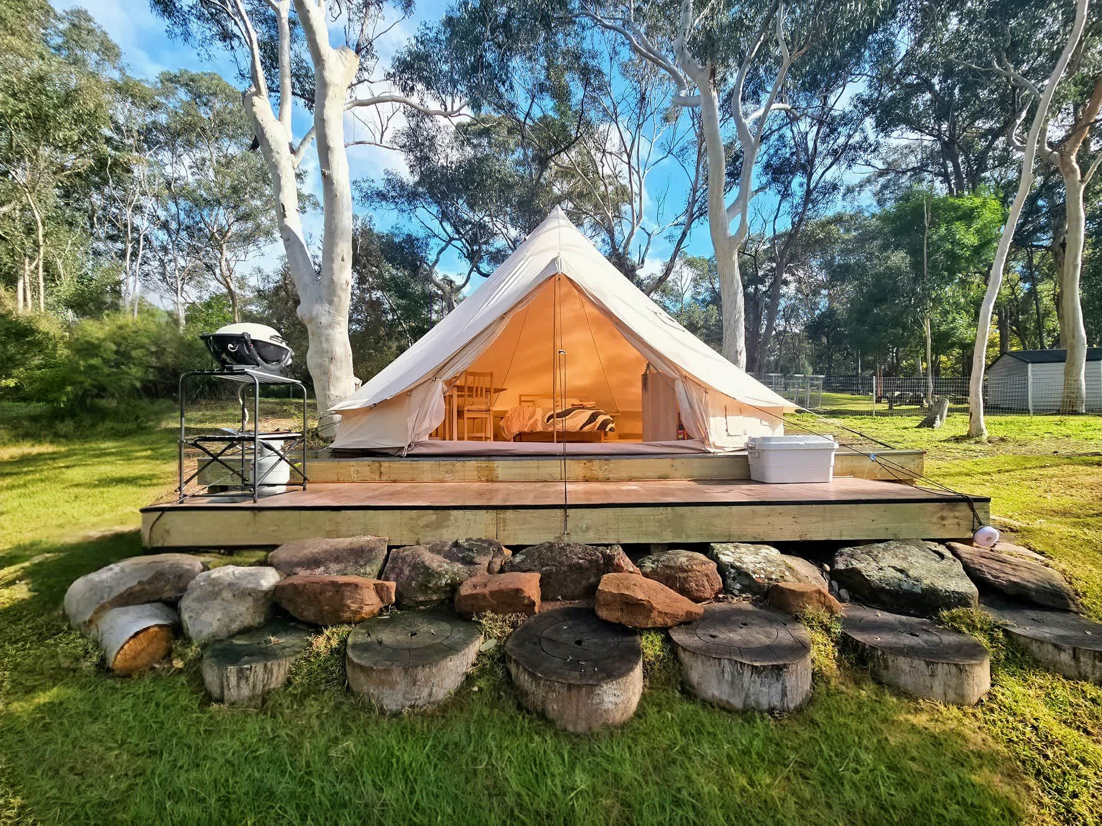Rosewood Farm's Riverside Glamping
