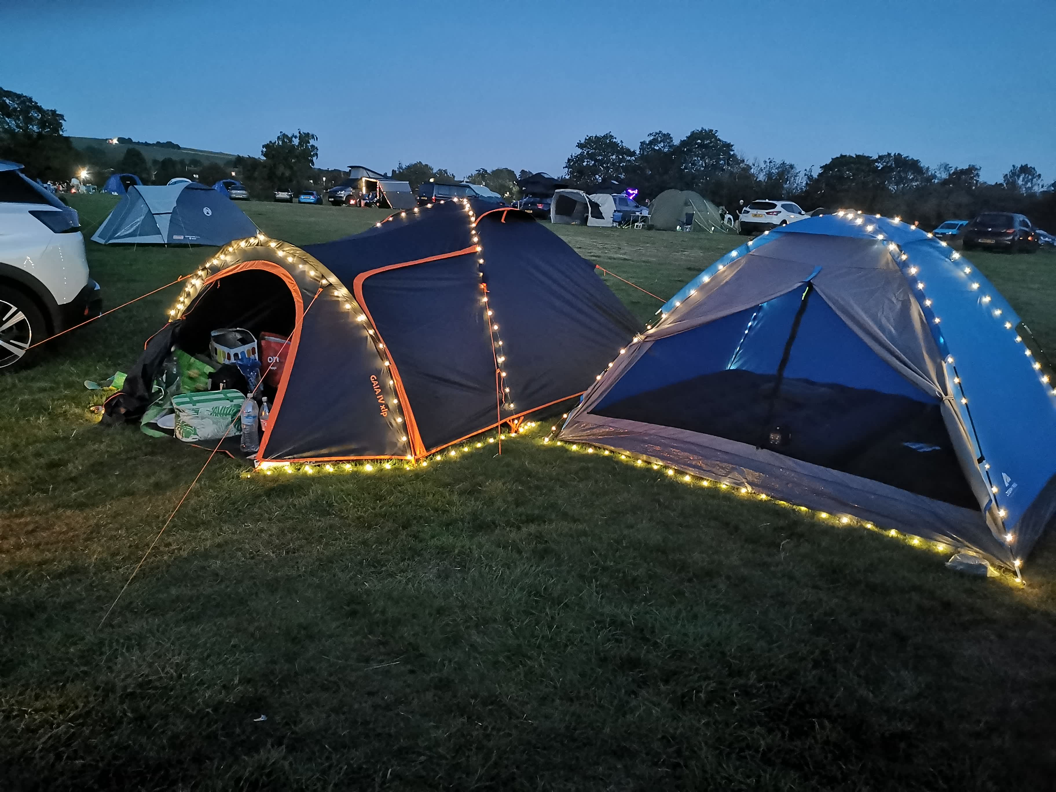 Camping at The Hollies