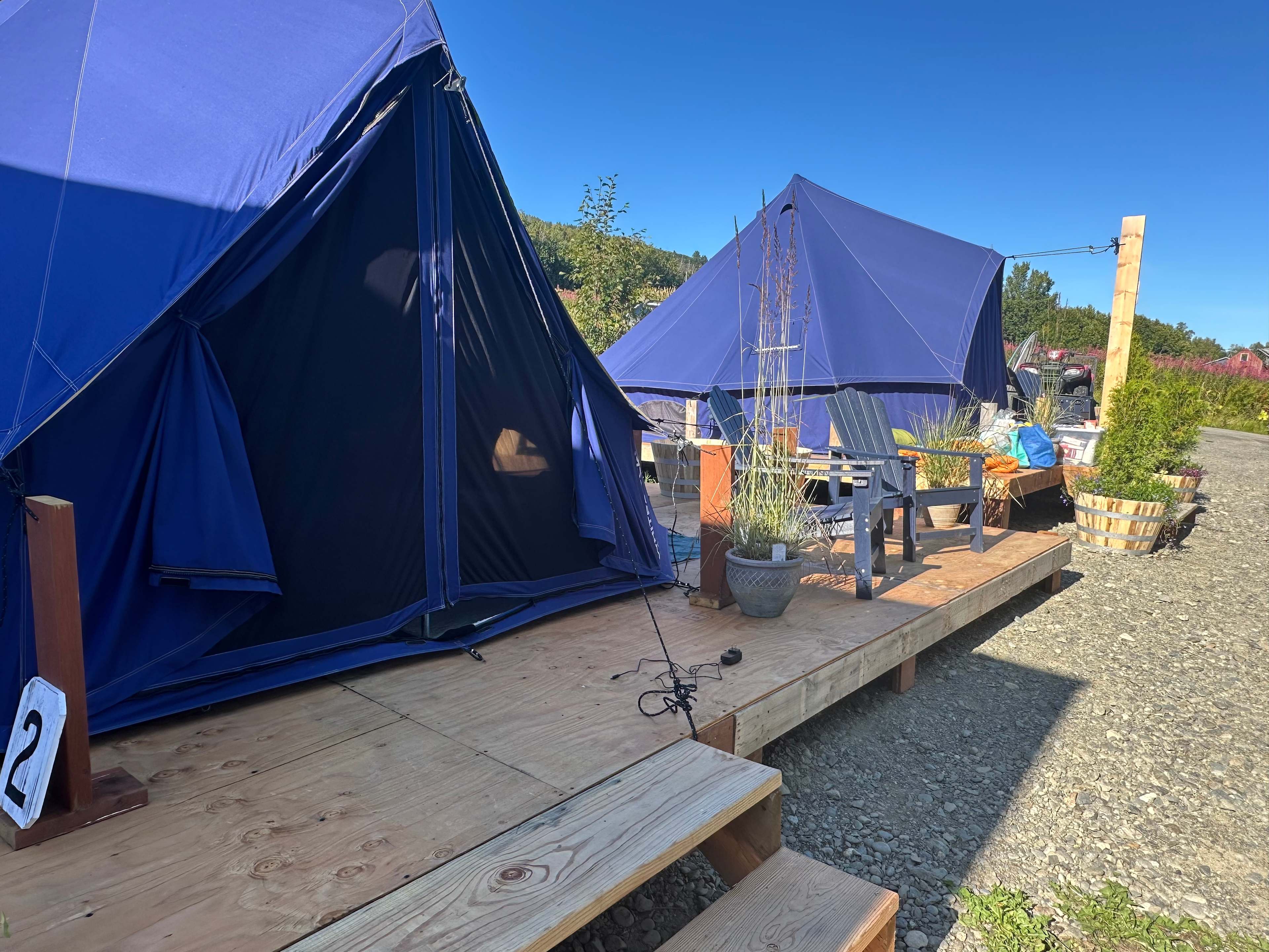 Tent #2 great views