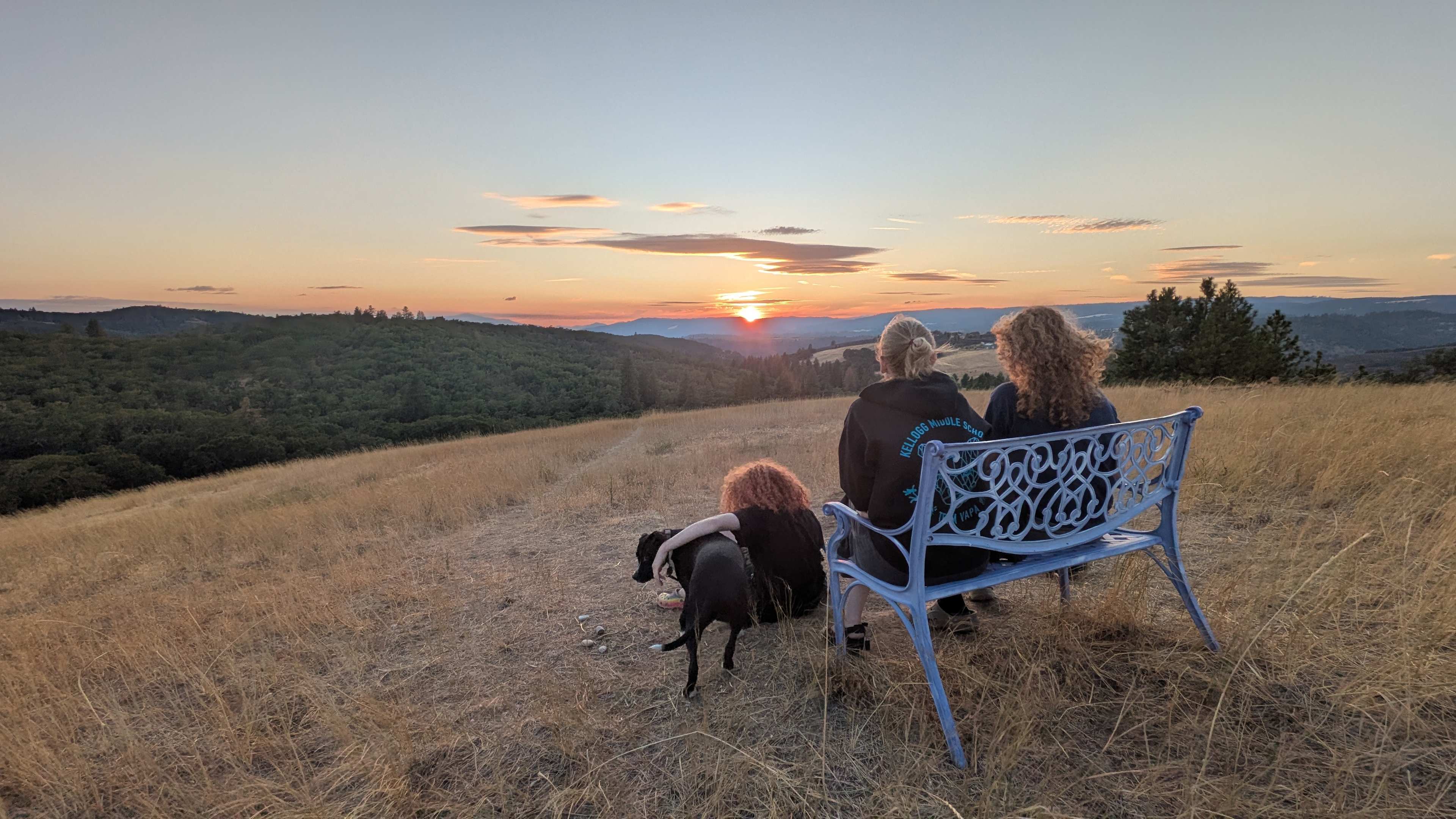 Sunsets at the purple bench are mandatory