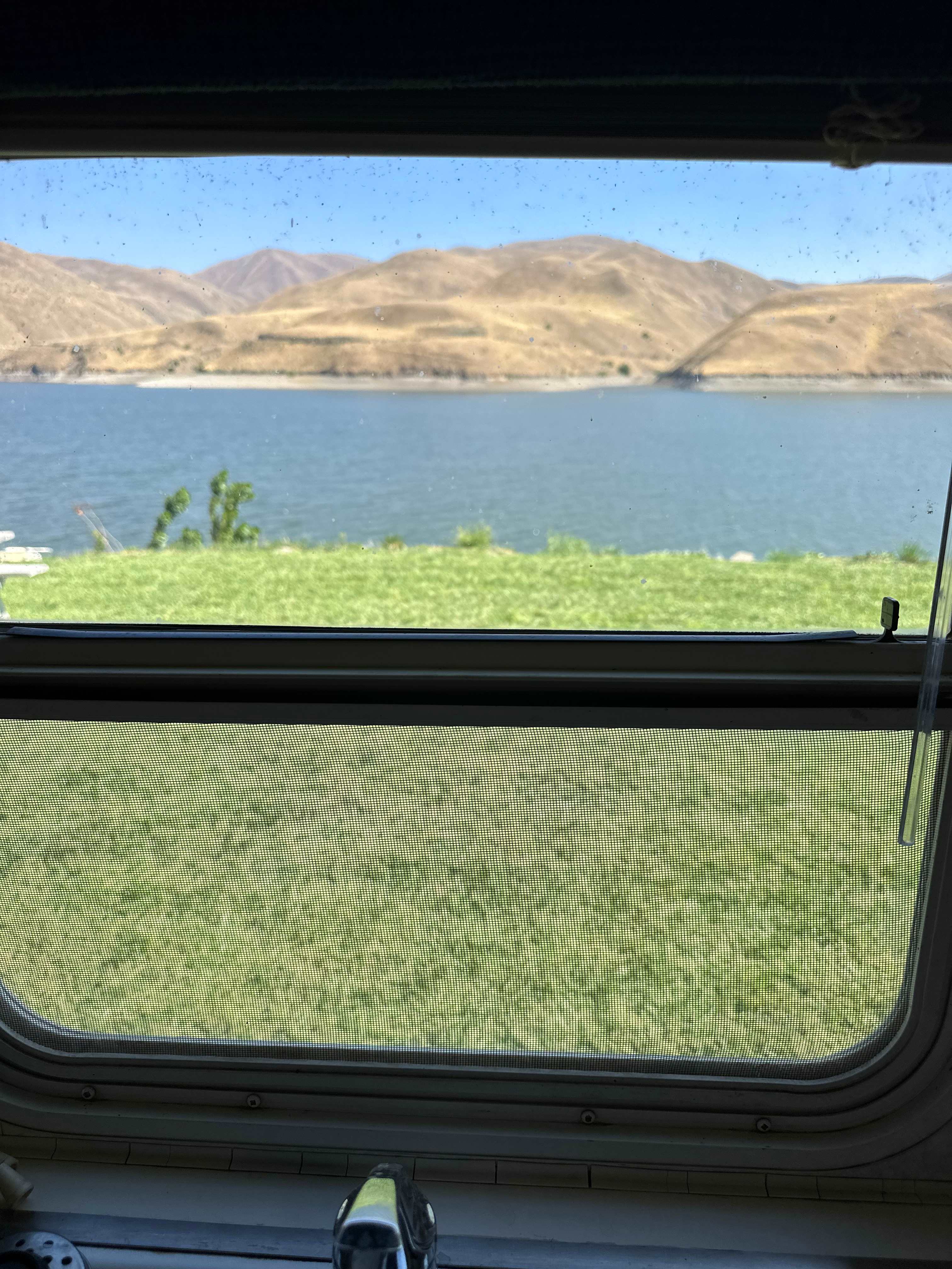 Waterfront cabin and camping