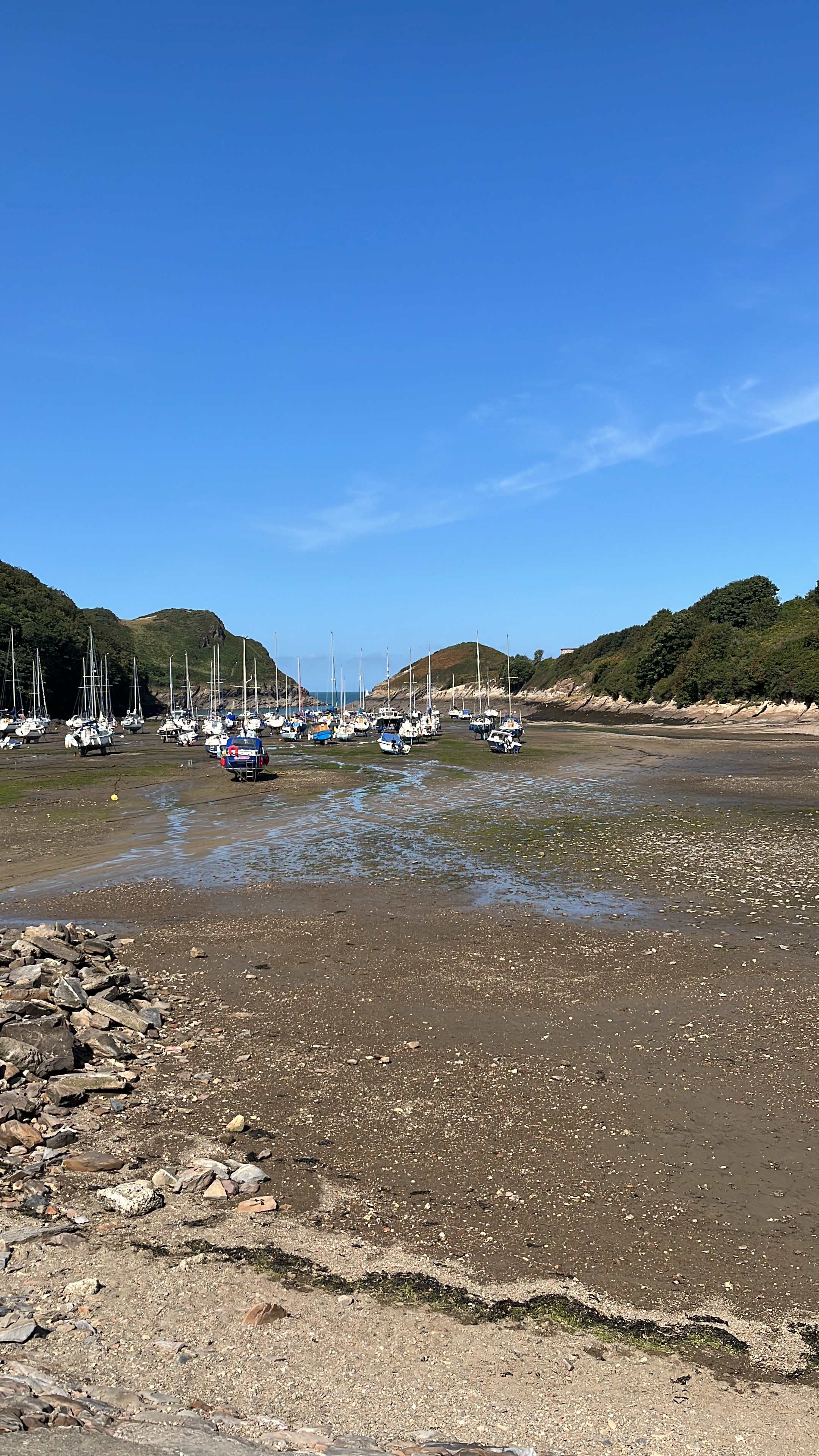 Breakfast spot at Watermouth Harbour