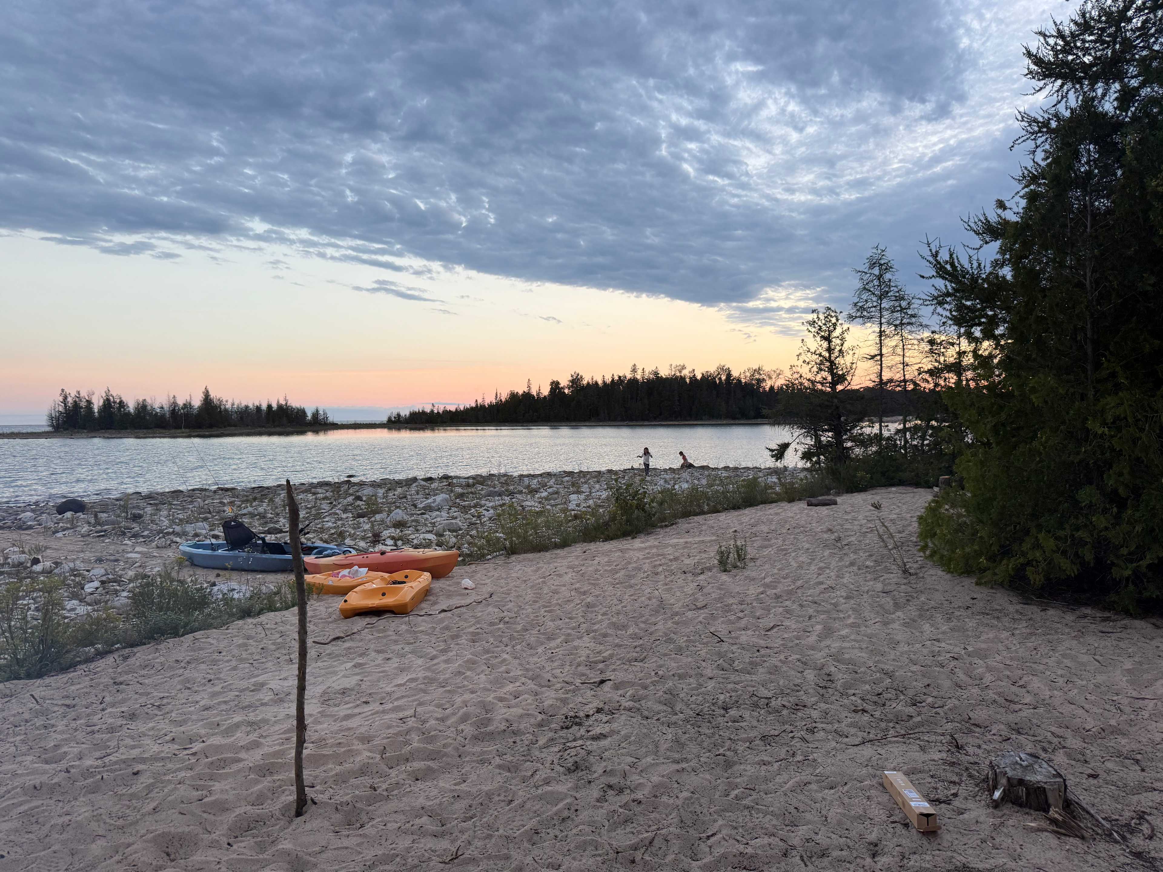Lake Huron frontage Campsite