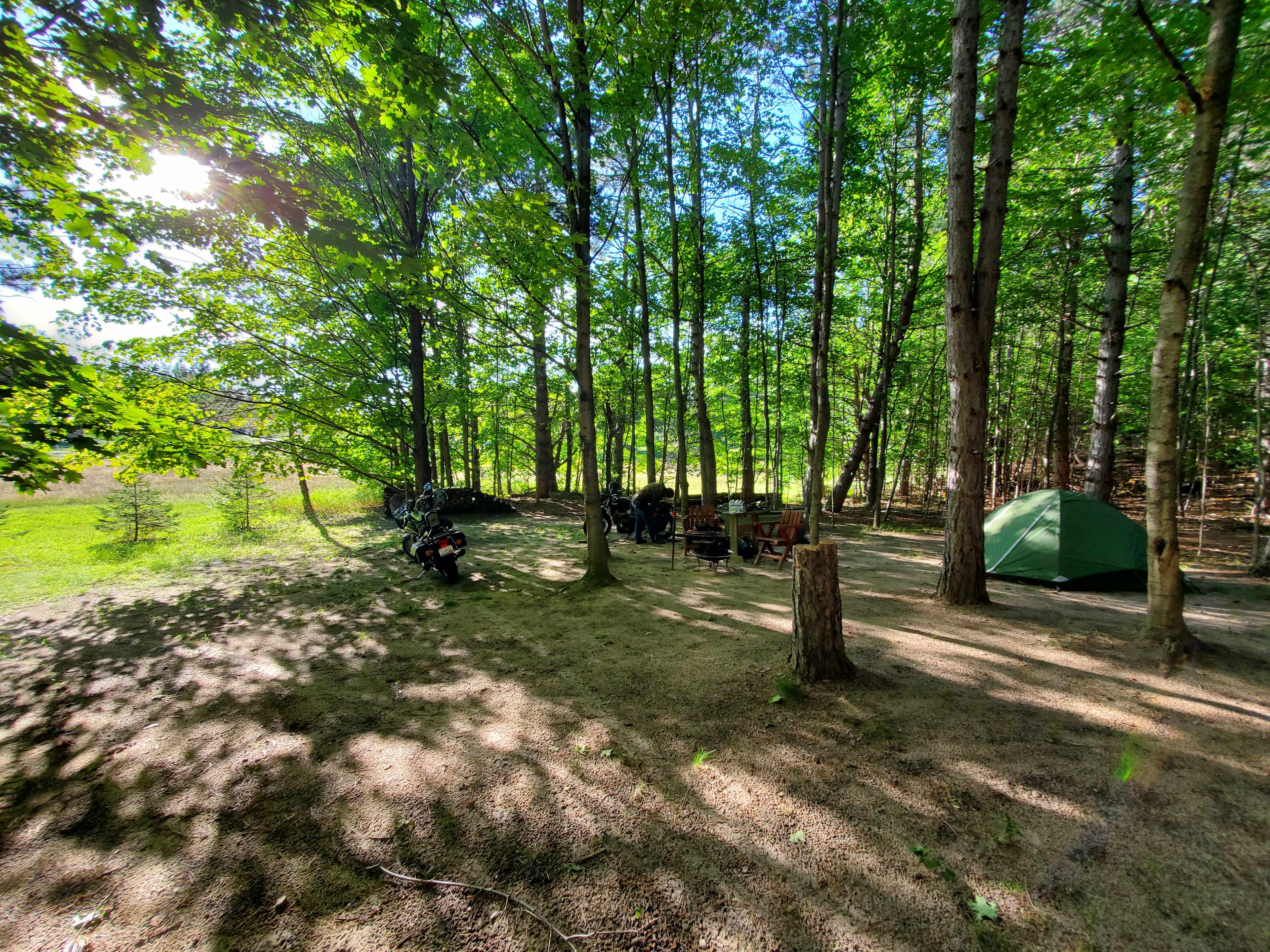 Motorcycle Tent Camp