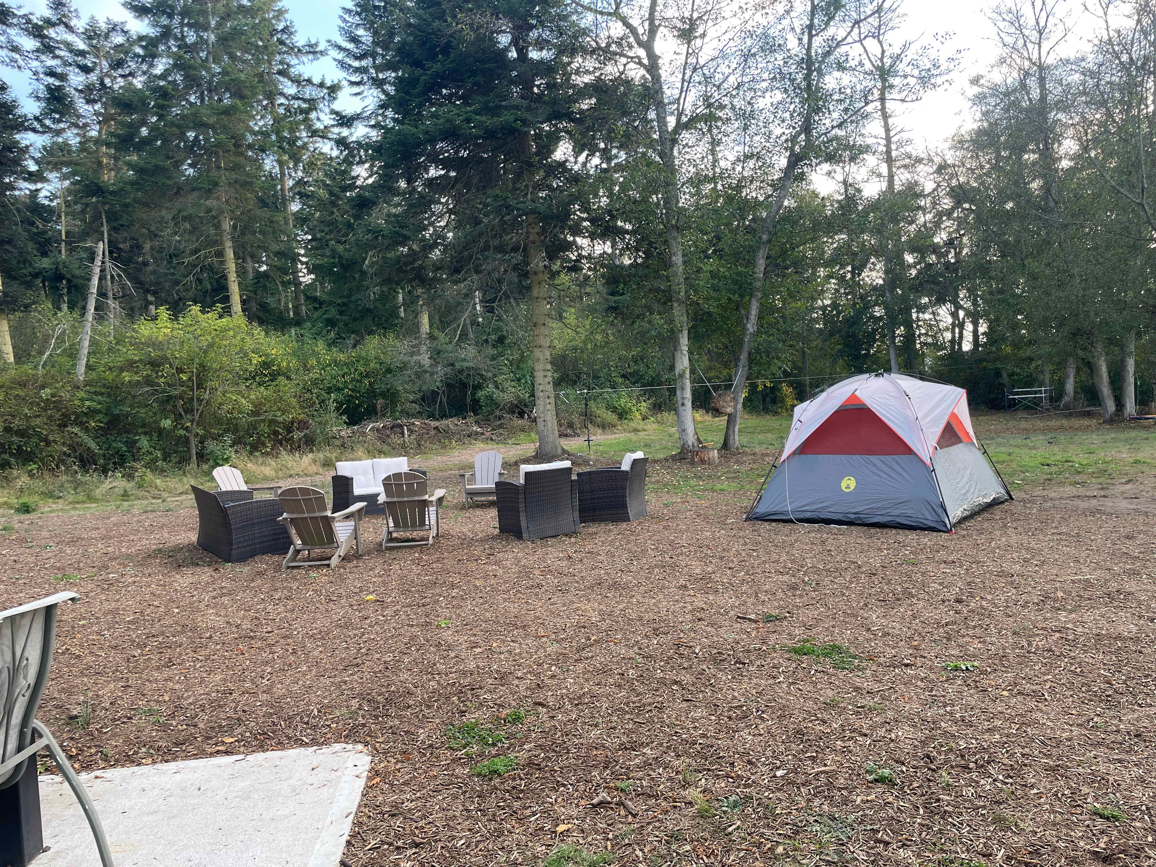 Sitting Area next to Outdoor Kitchen