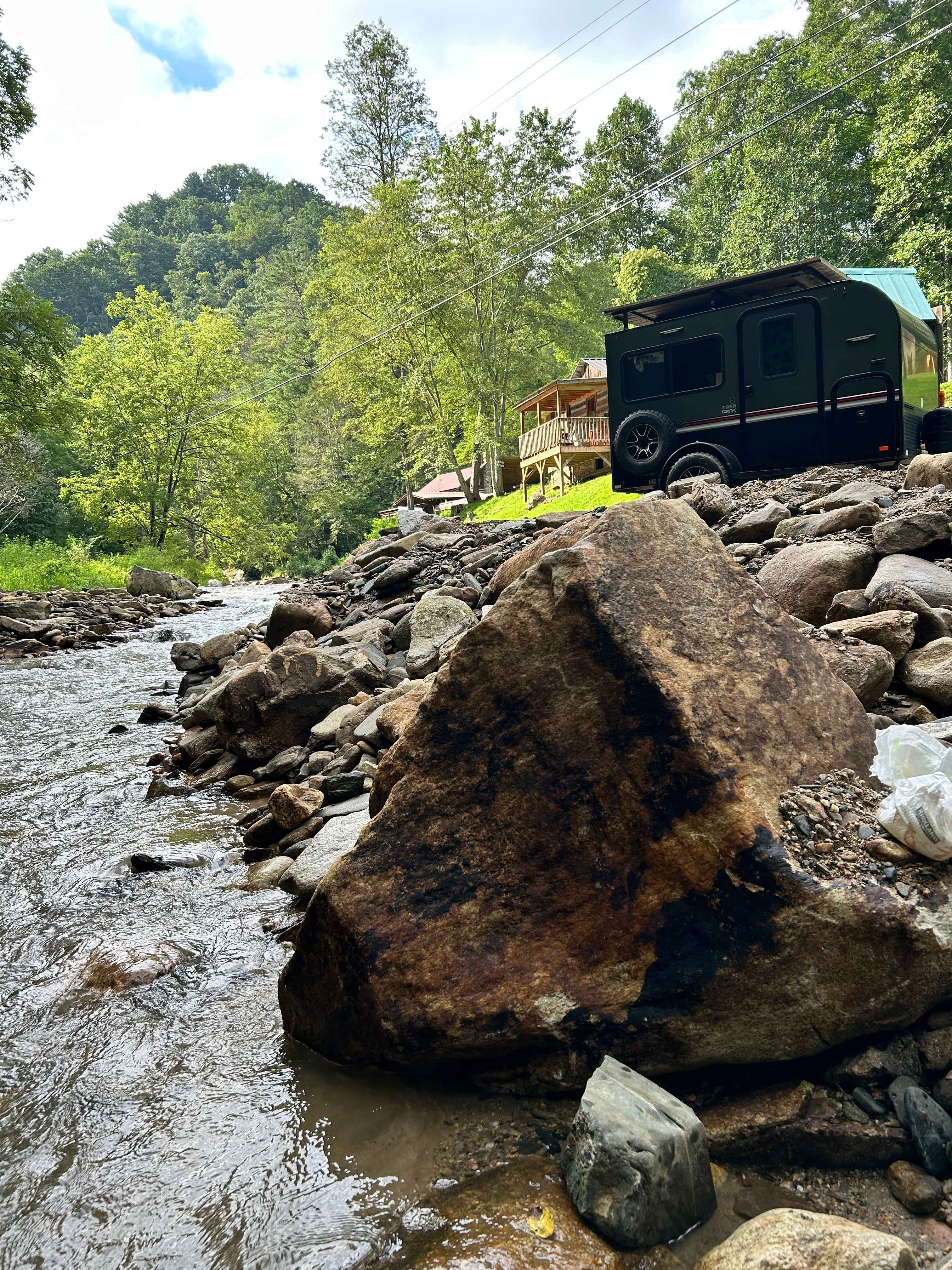 joyville, camping site on elk creek