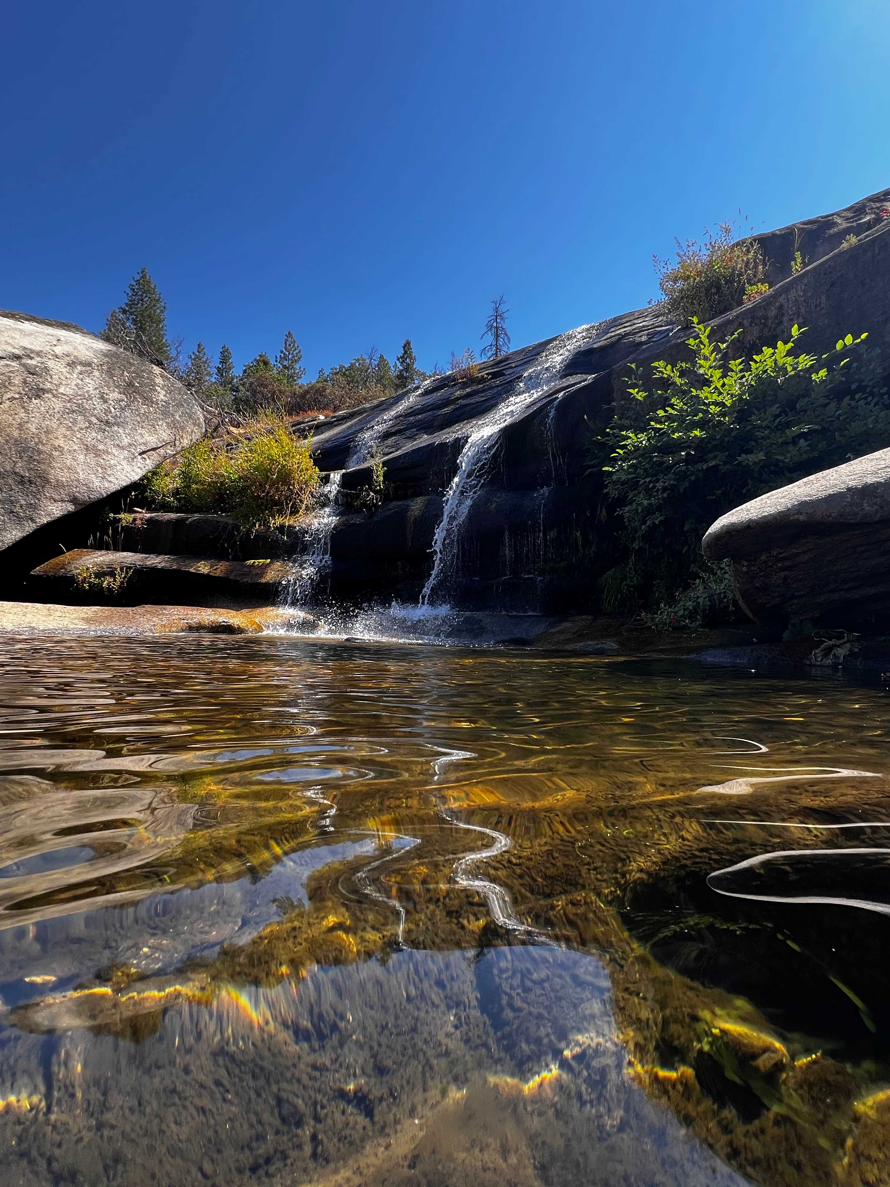 Musick Creek Falls  by Shaver Lake