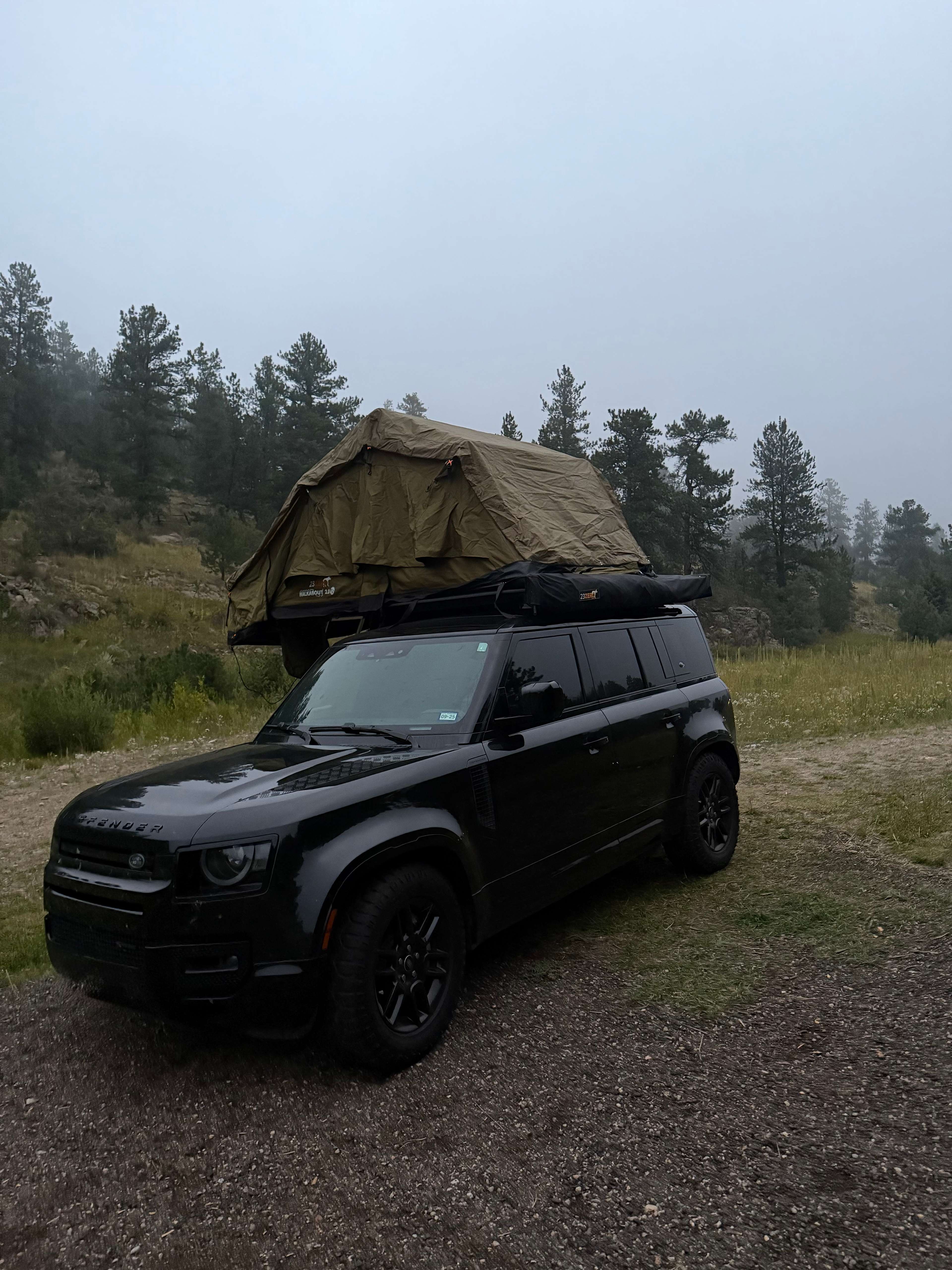 River campsite near Estes Park