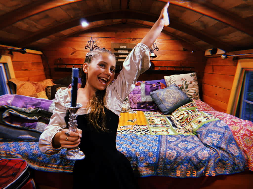 We were at the ren faire and my daughter was elated by the gypsy rose! 