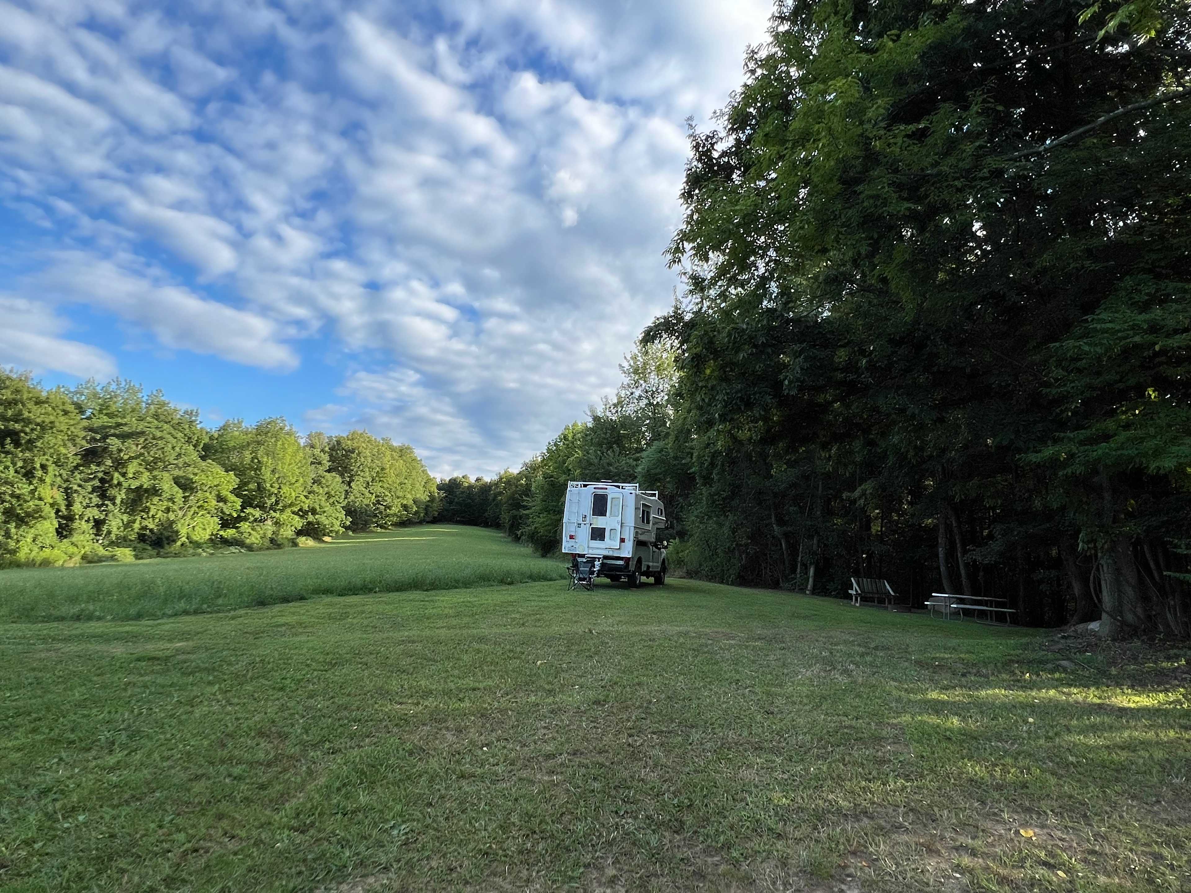 Spring lake retreat on the farm