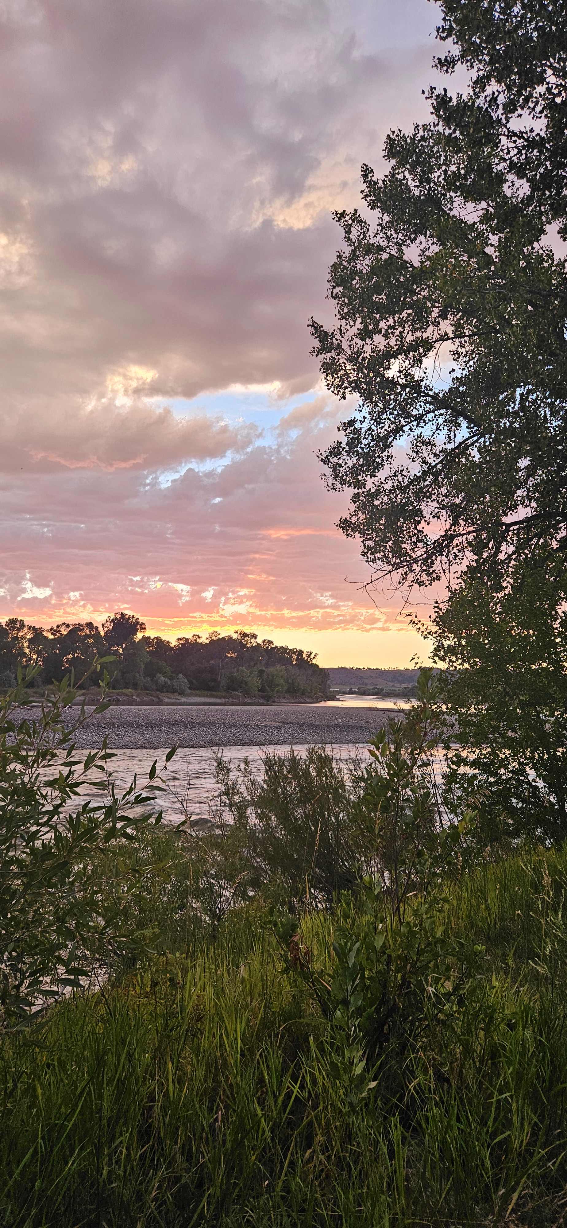 Sunset on the Yellowstone