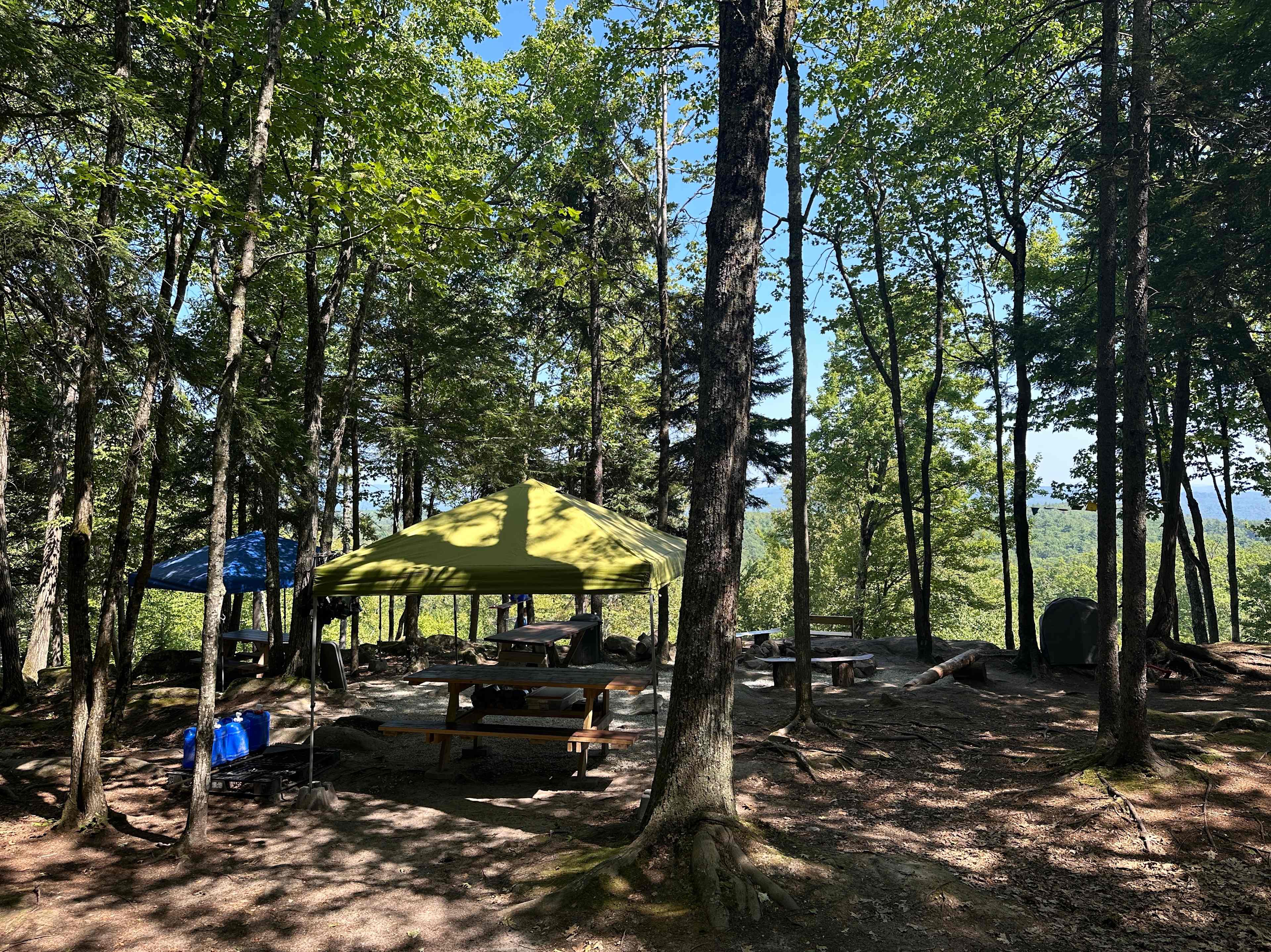 Beautiful tent site.