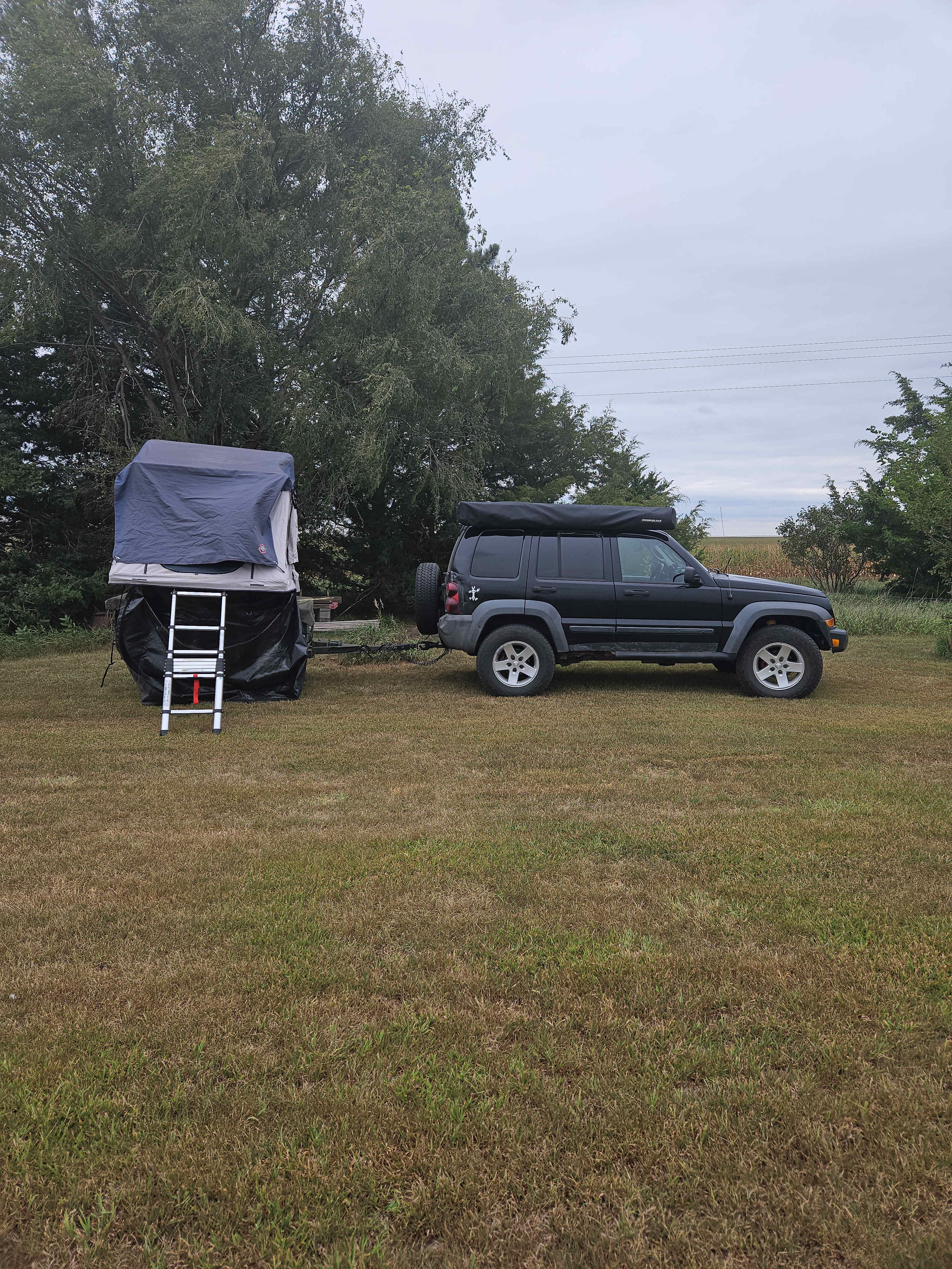 My setup on the site. 