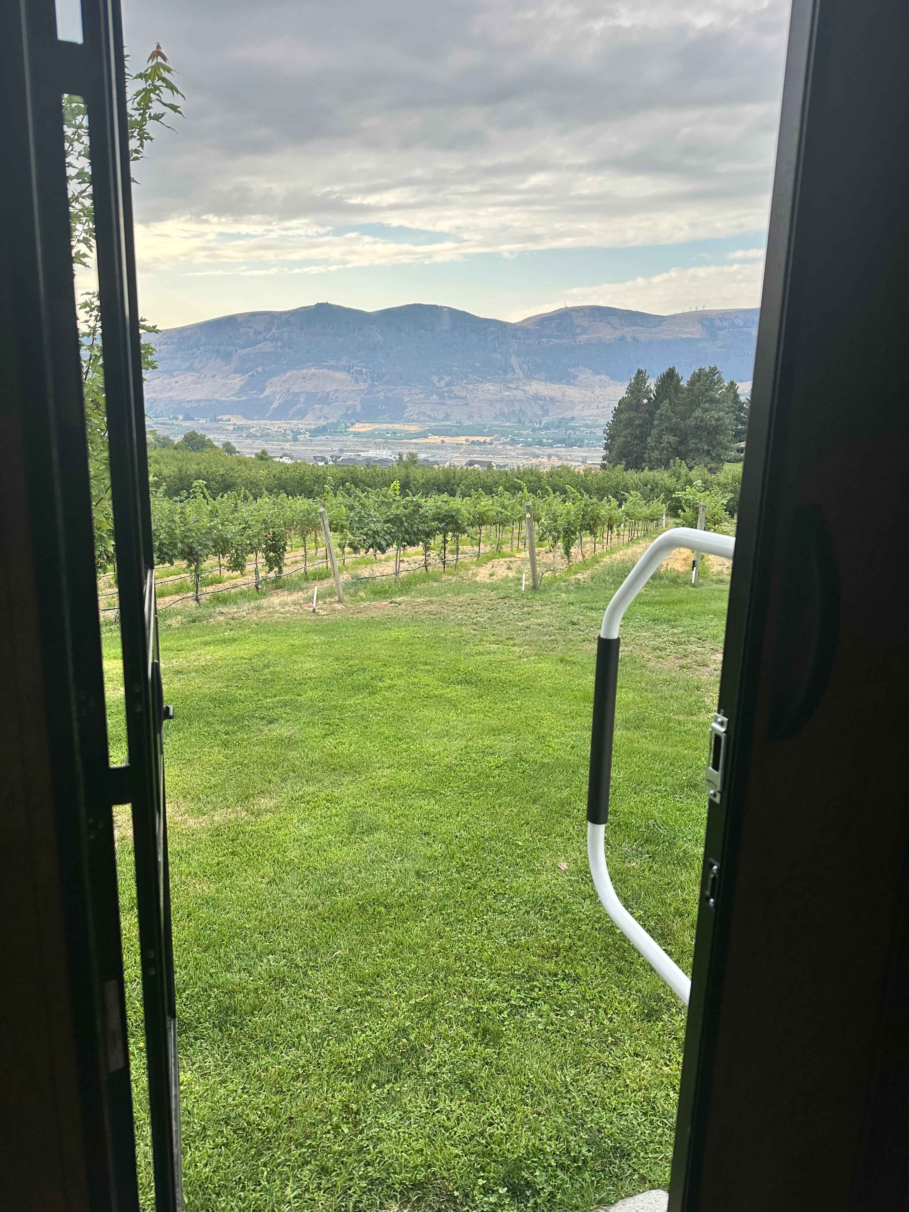 View from our front camper door.