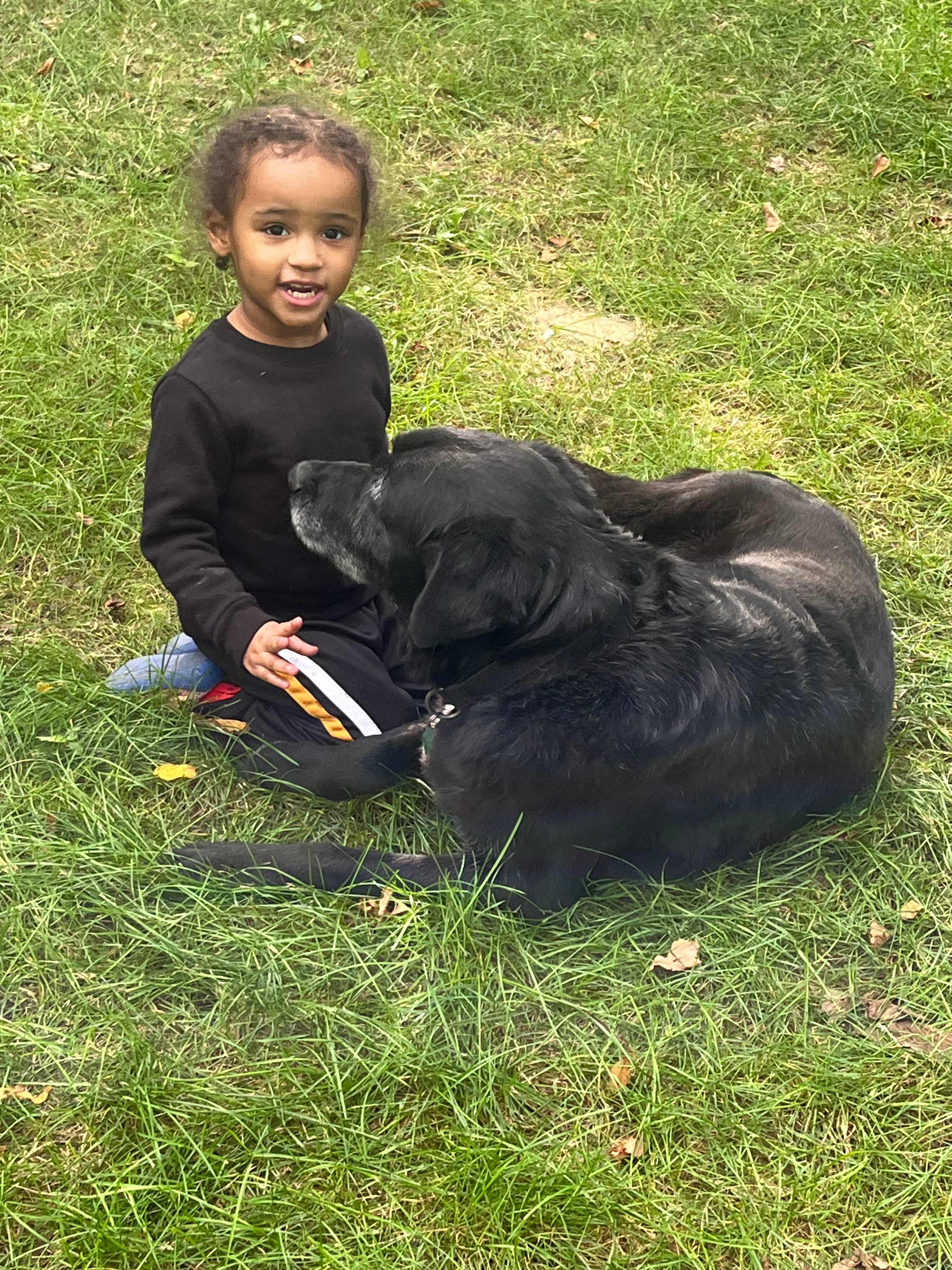 Luke and his favorite human 