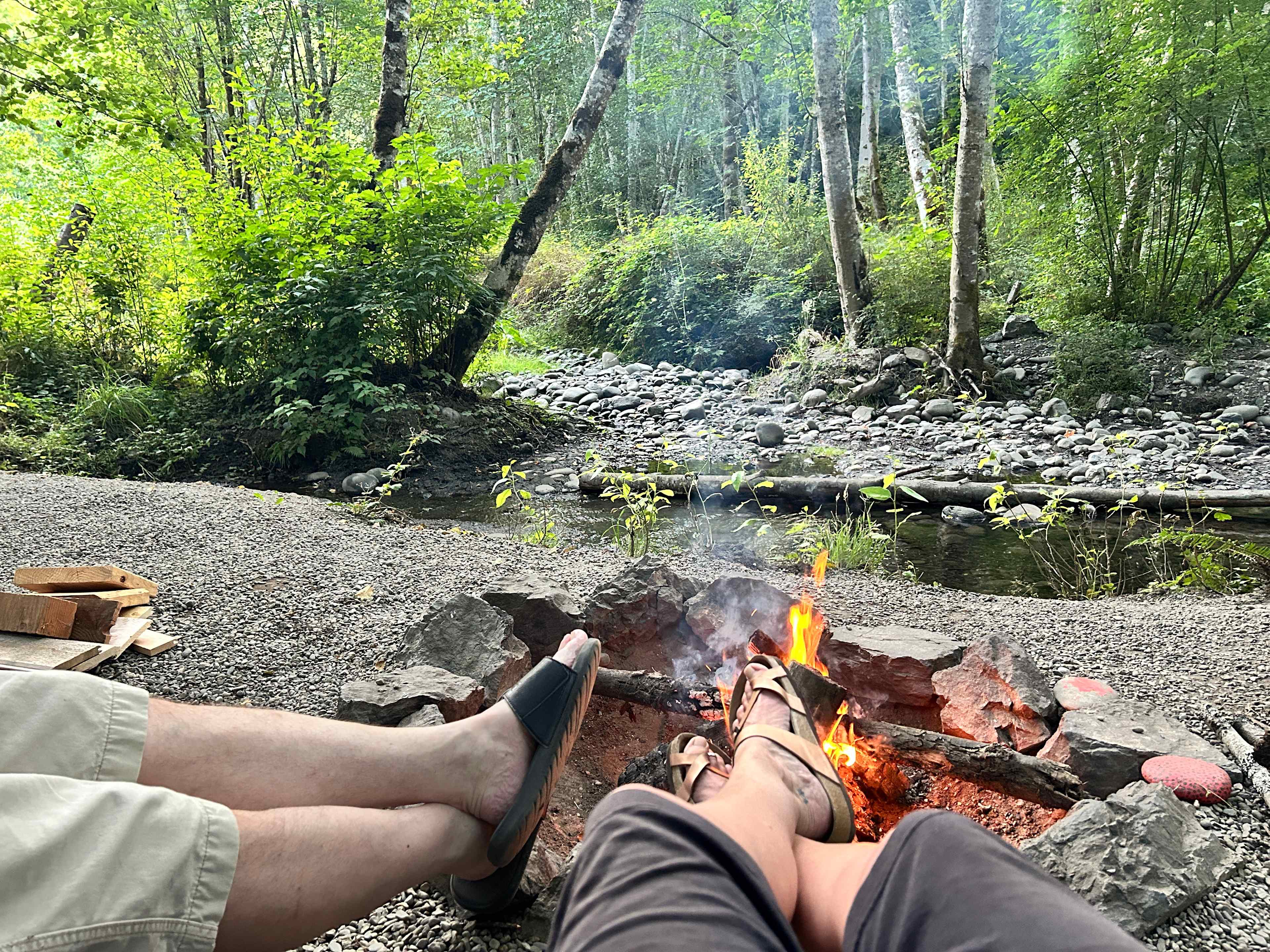 Enjoying the start to the evening. The view is so magical. 
