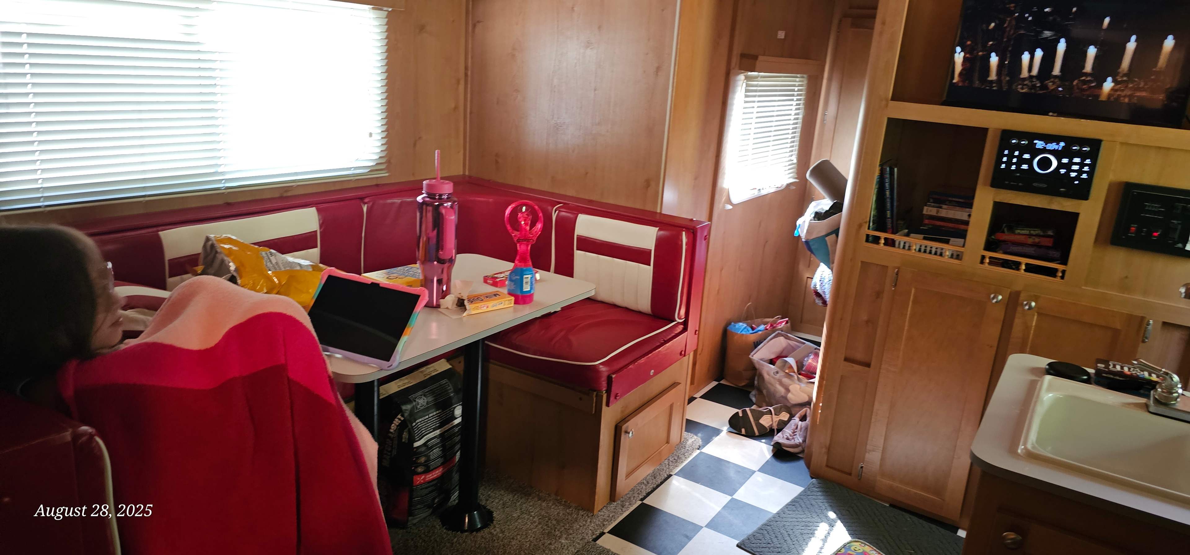 Creekside camping with showers