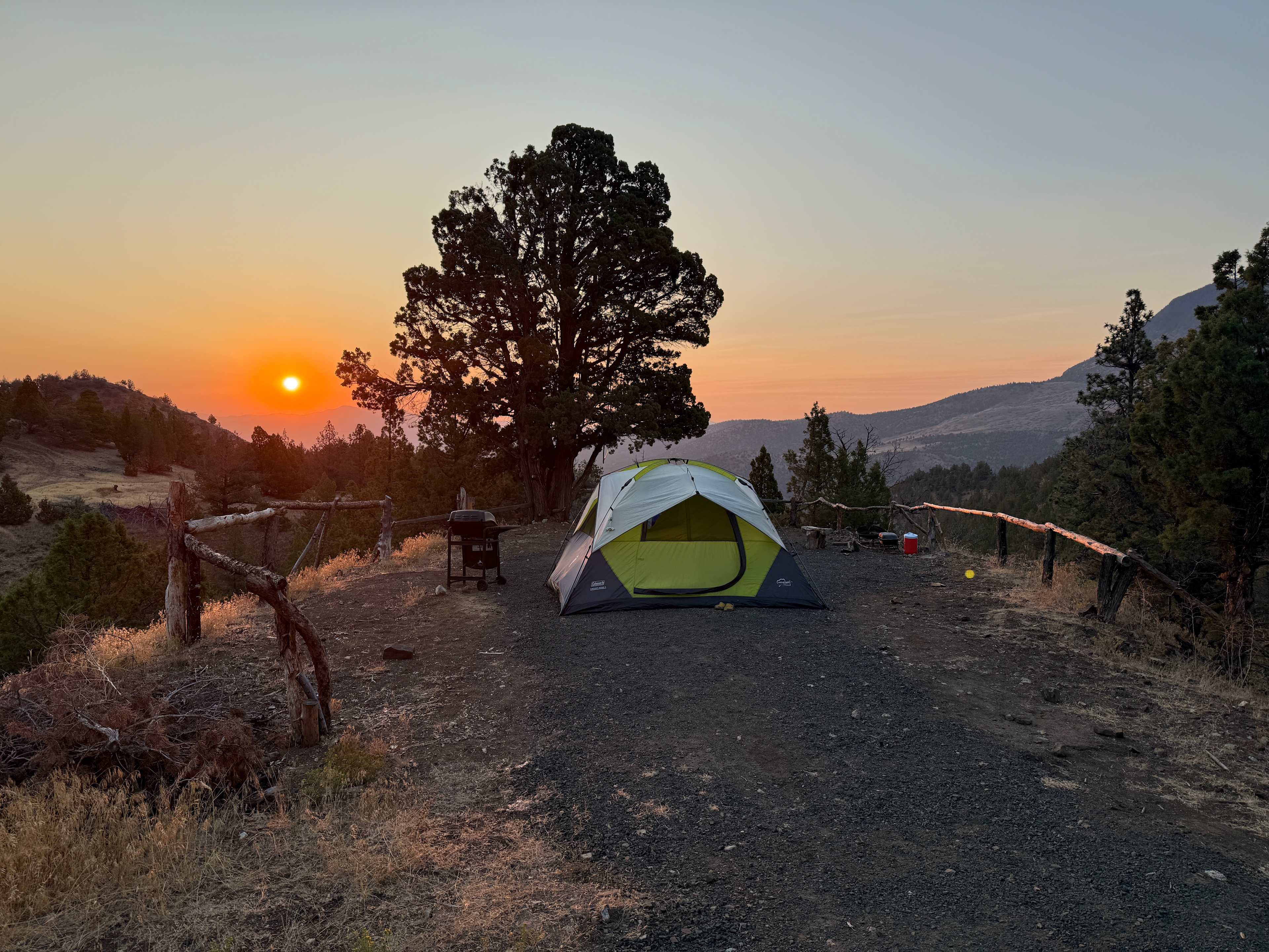 Back Side of Painted Hills Camping